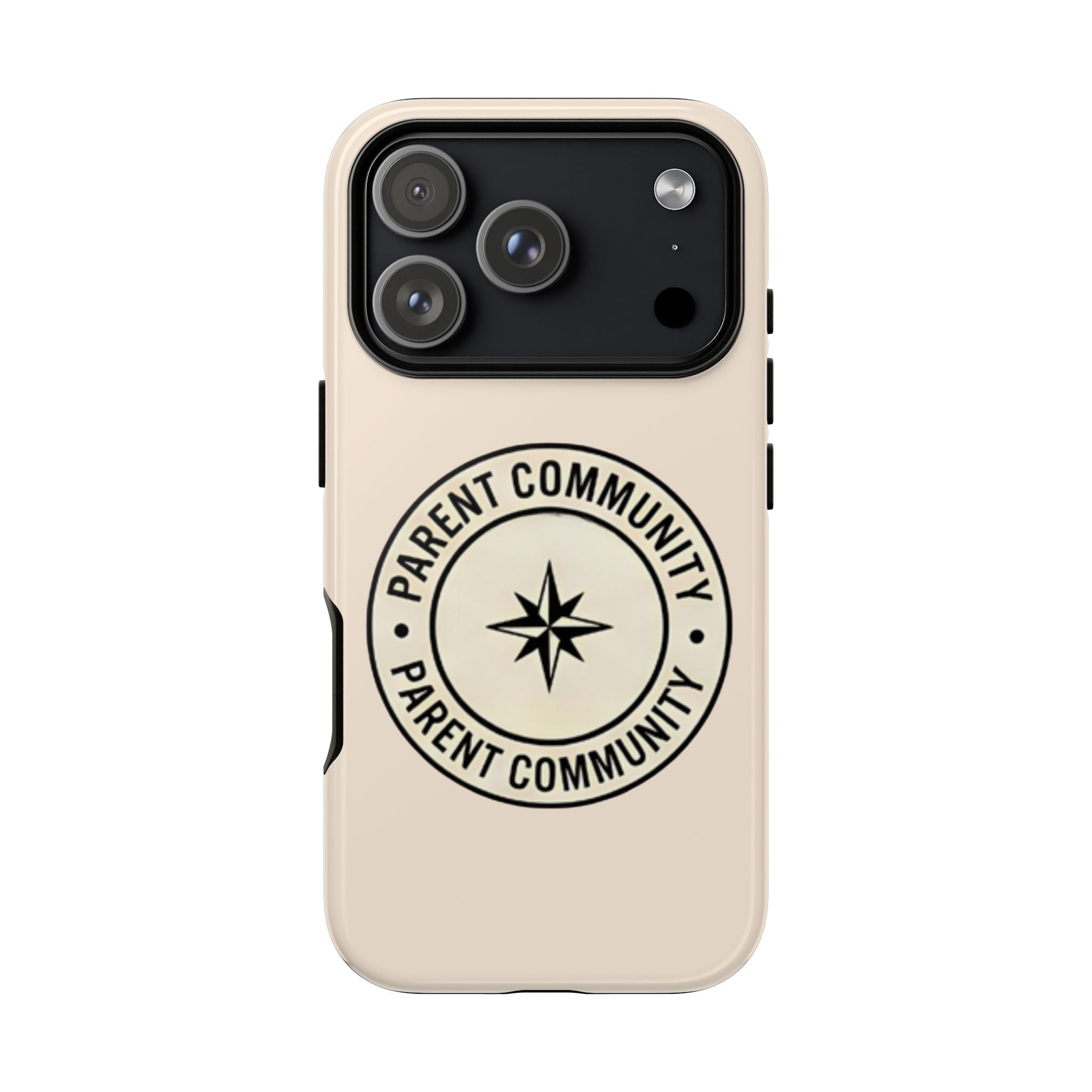 Parent Community Tough Phone Case — Durable Compass Logo Protective Cover