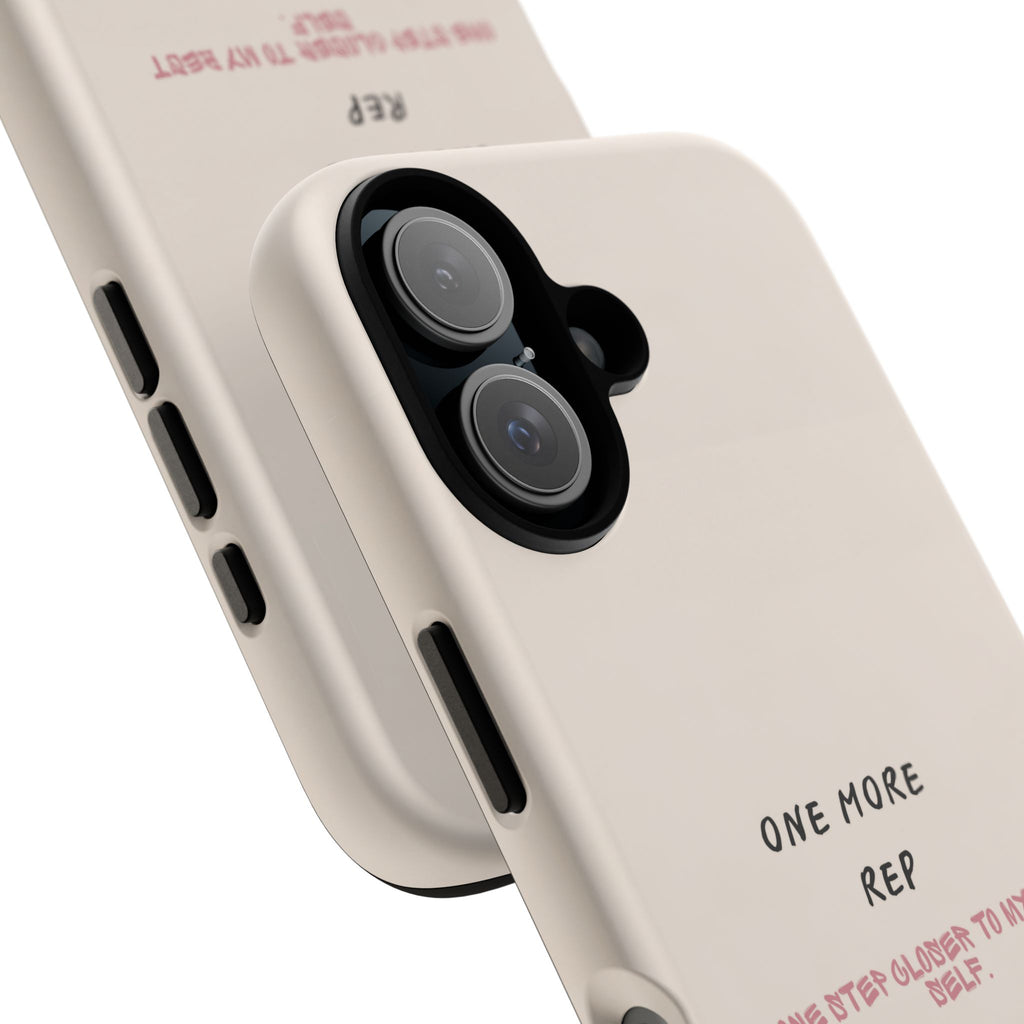 Gym Phone Case — "One More Rep" Workout Duffle & Sneakers Protective Case