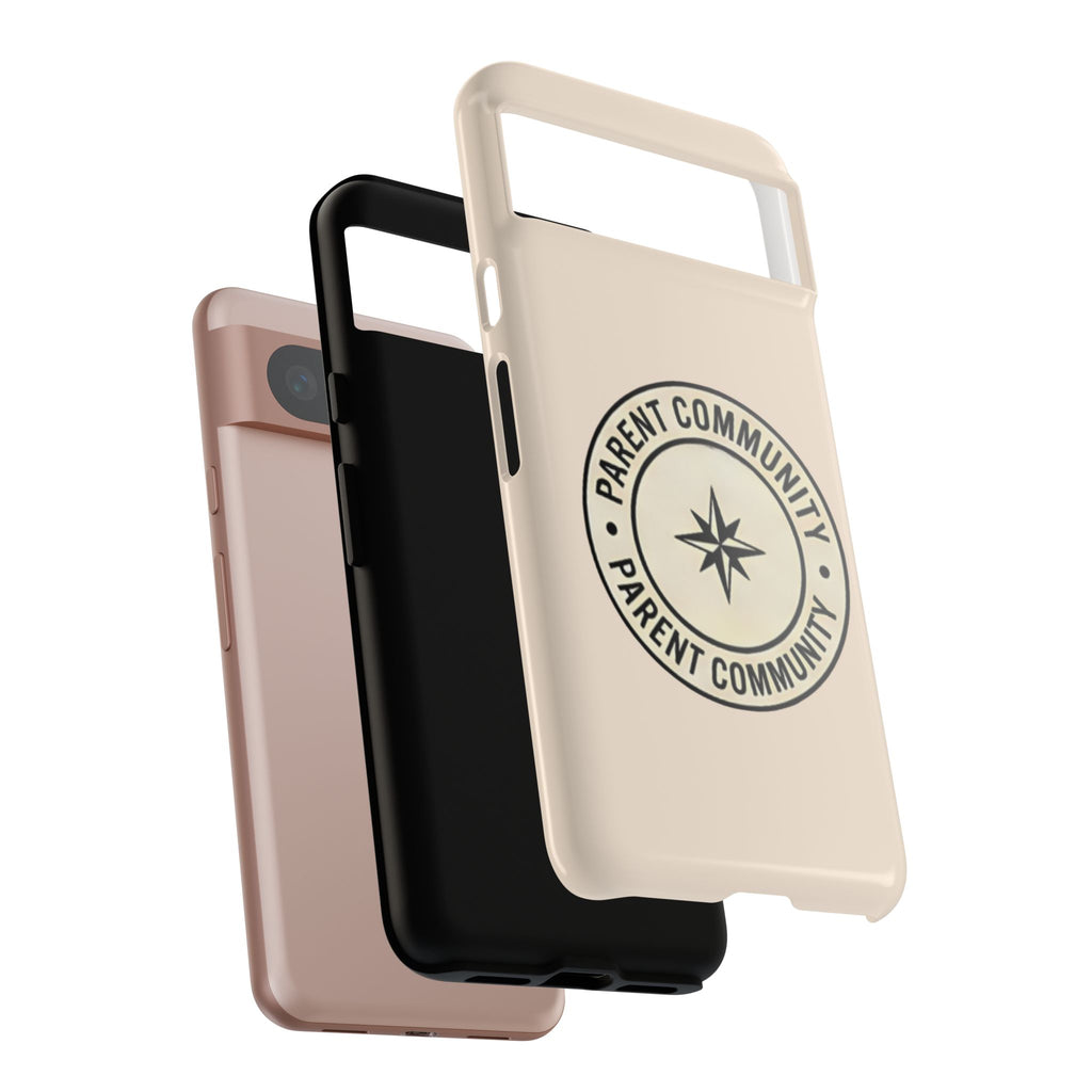 Parent Community Tough Phone Case — Durable Compass Logo Protective Cover