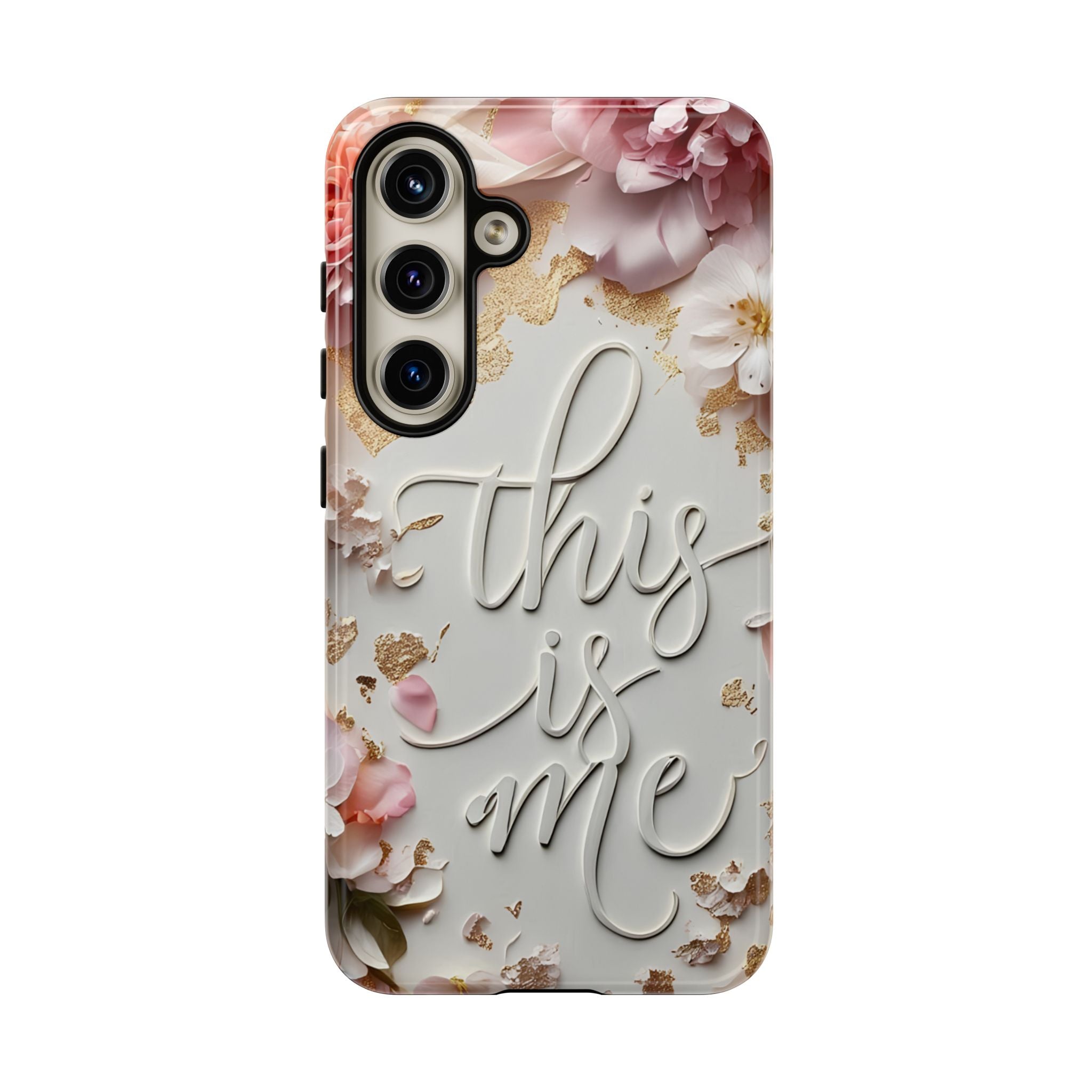 Phone Case — "This Is Me" Floral Tough Case
