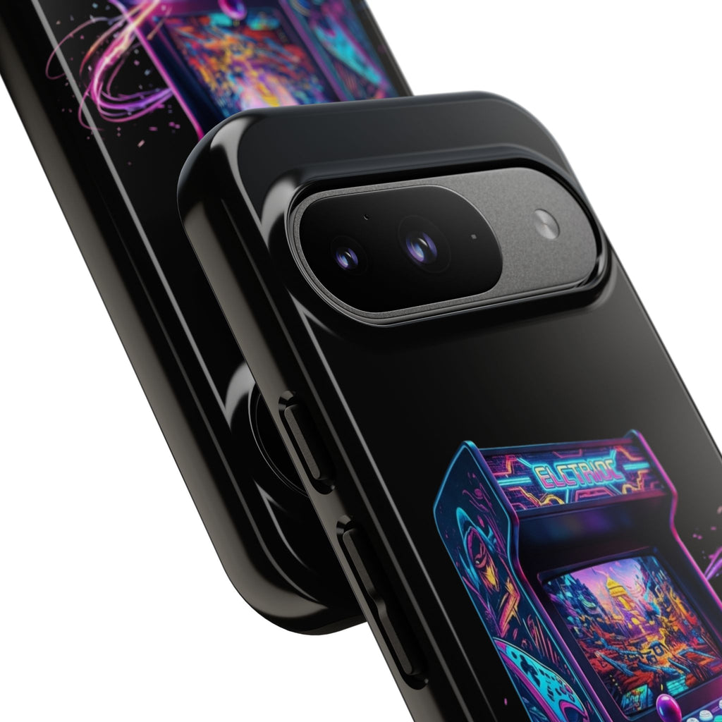 Retro Arcade Phone Case — Neon Gaming Controller Design