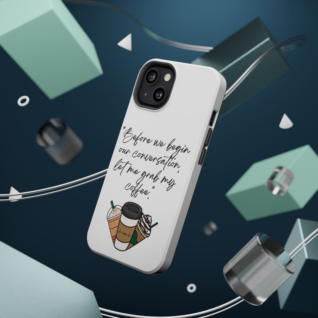 Coffee Quote Magnetic Impact-Resistant Phone Case