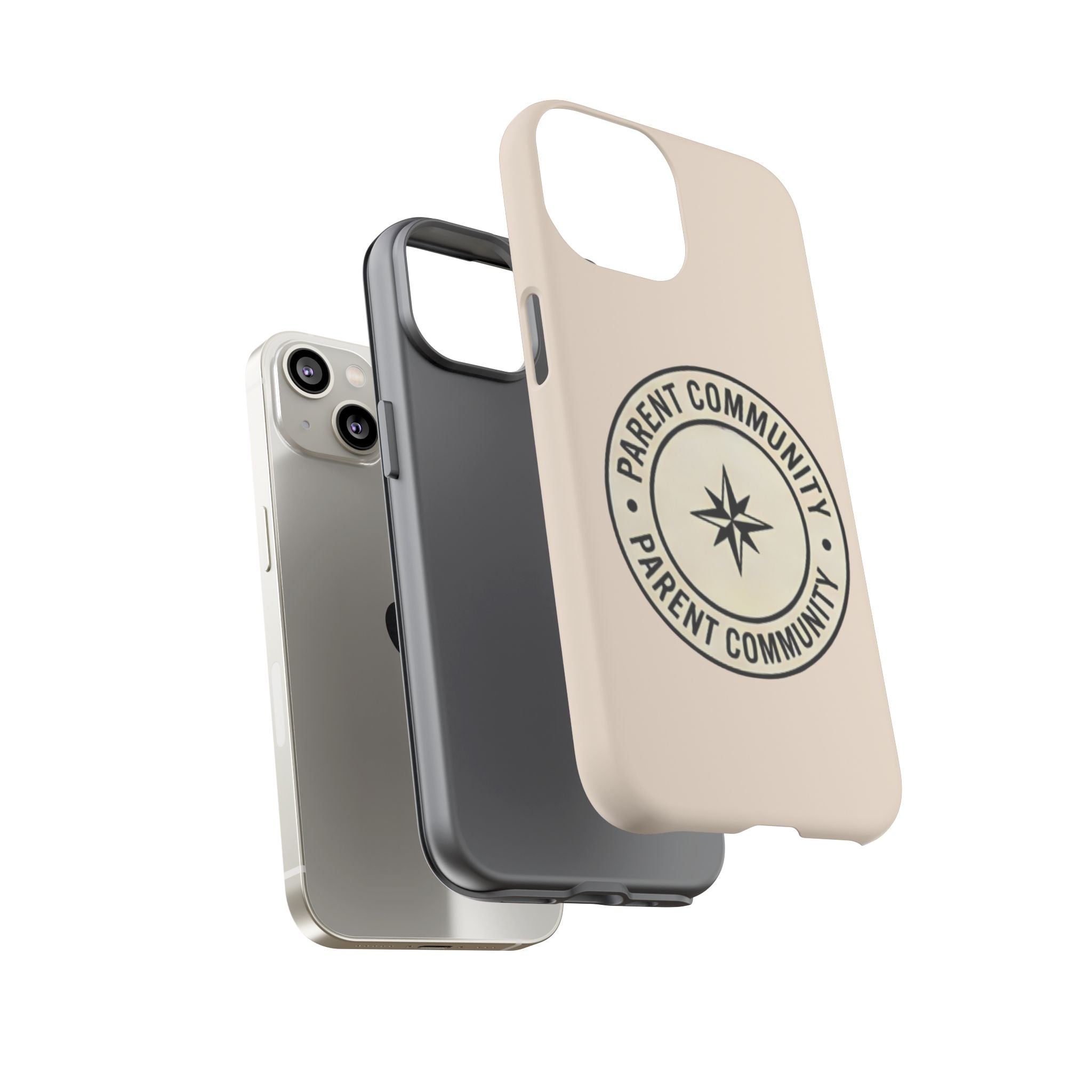 Parent Community Tough Phone Case — Durable Compass Logo Protective Cover