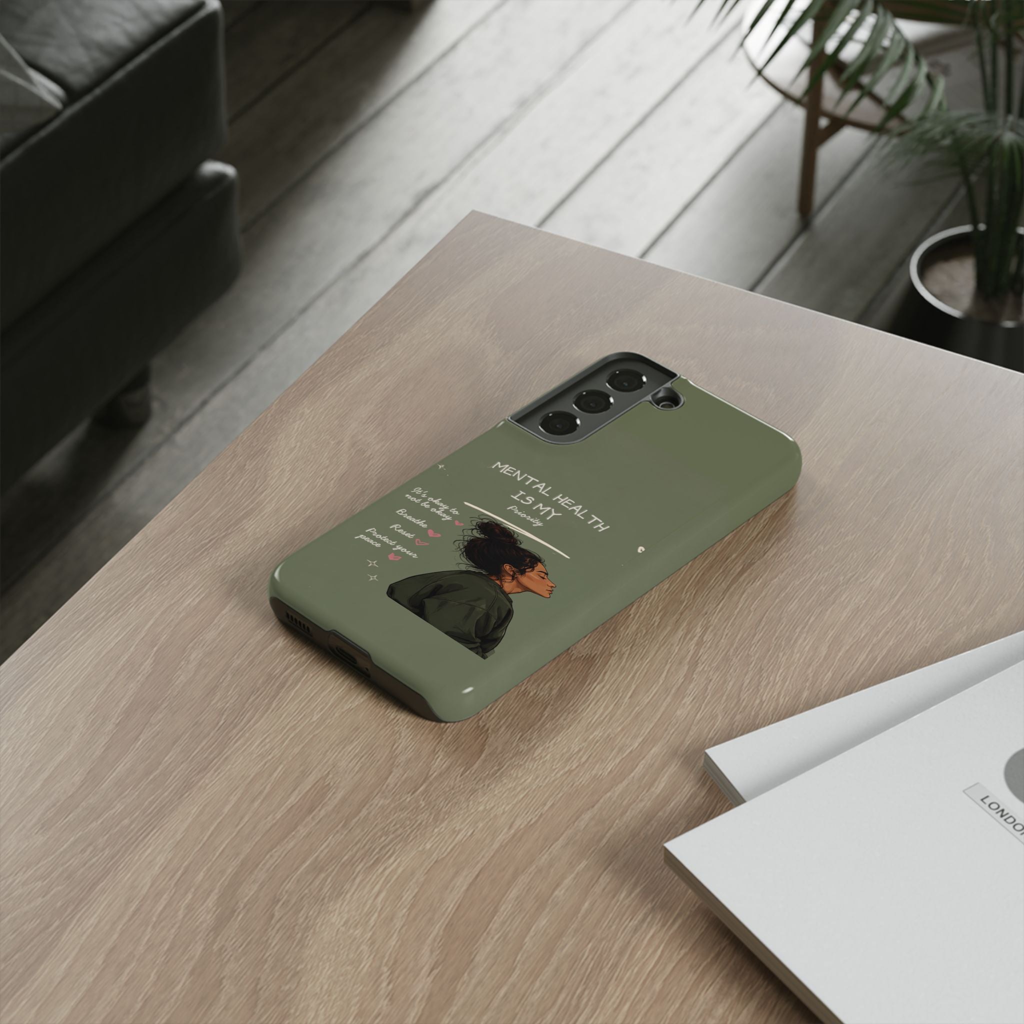 Mental Health Is My Priority Phone Case — Inspirational Protective iPhone Cover