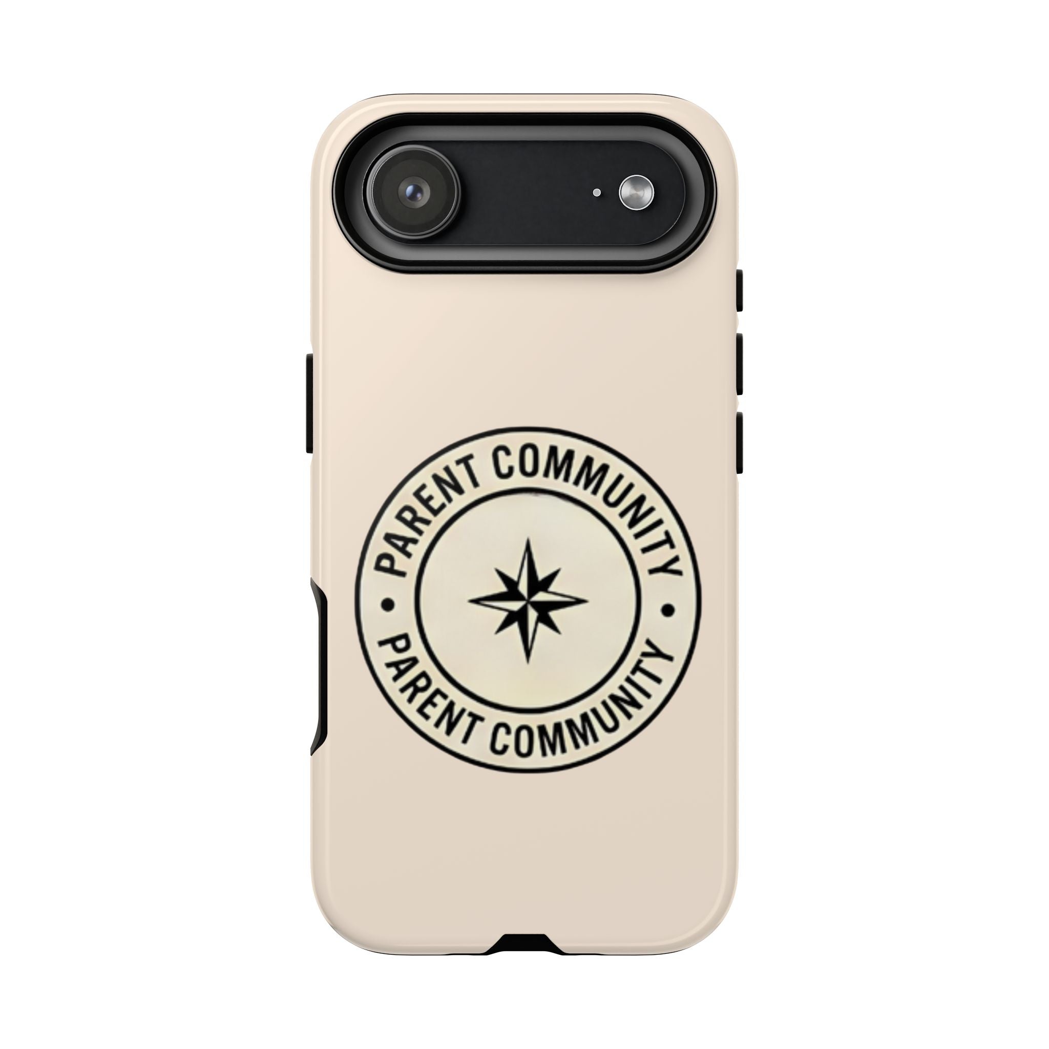 Parent Community Tough Phone Case — Durable Compass Logo Protective Cover