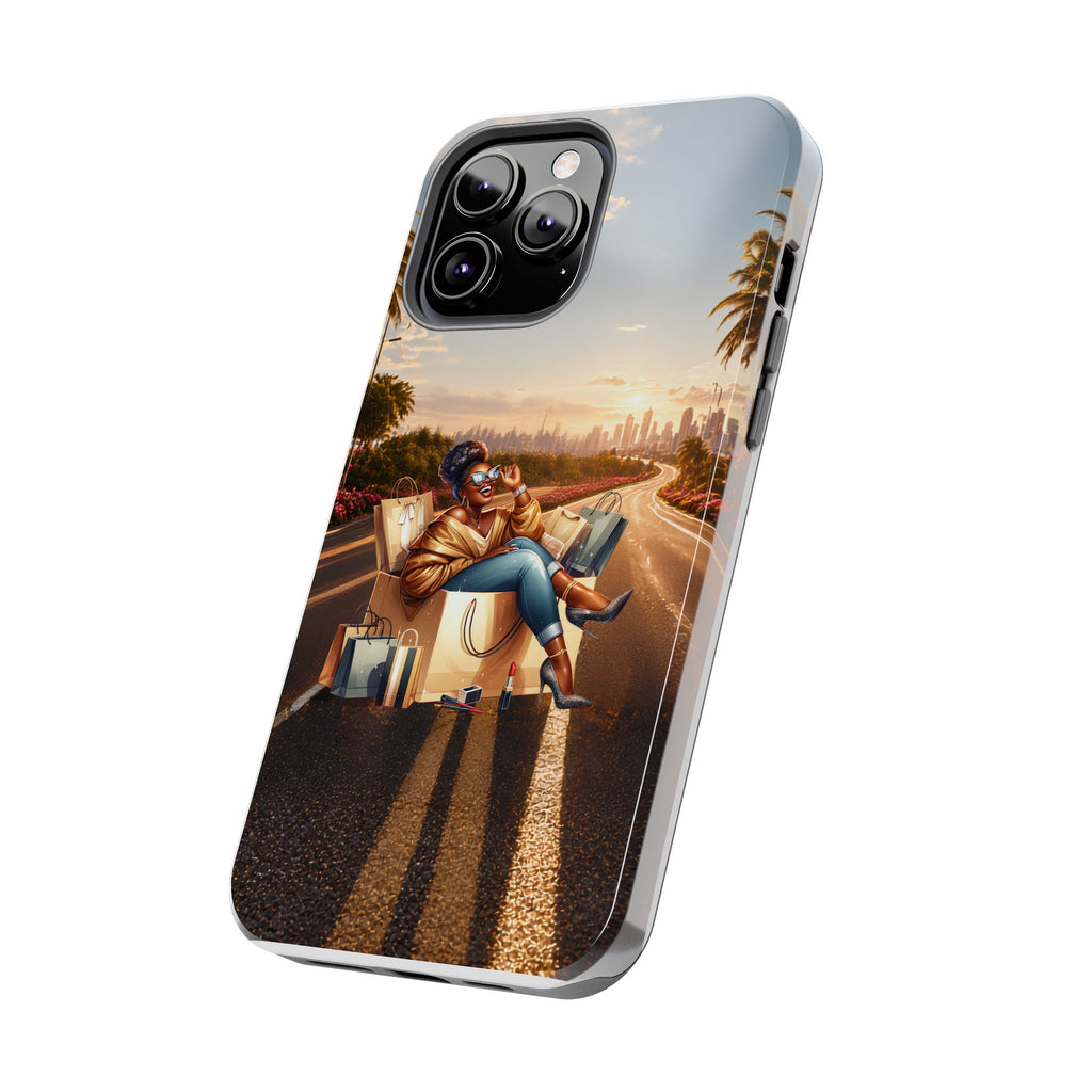 Sunset Roadtrip Tough Phone Case — Relaxed Traveler Design