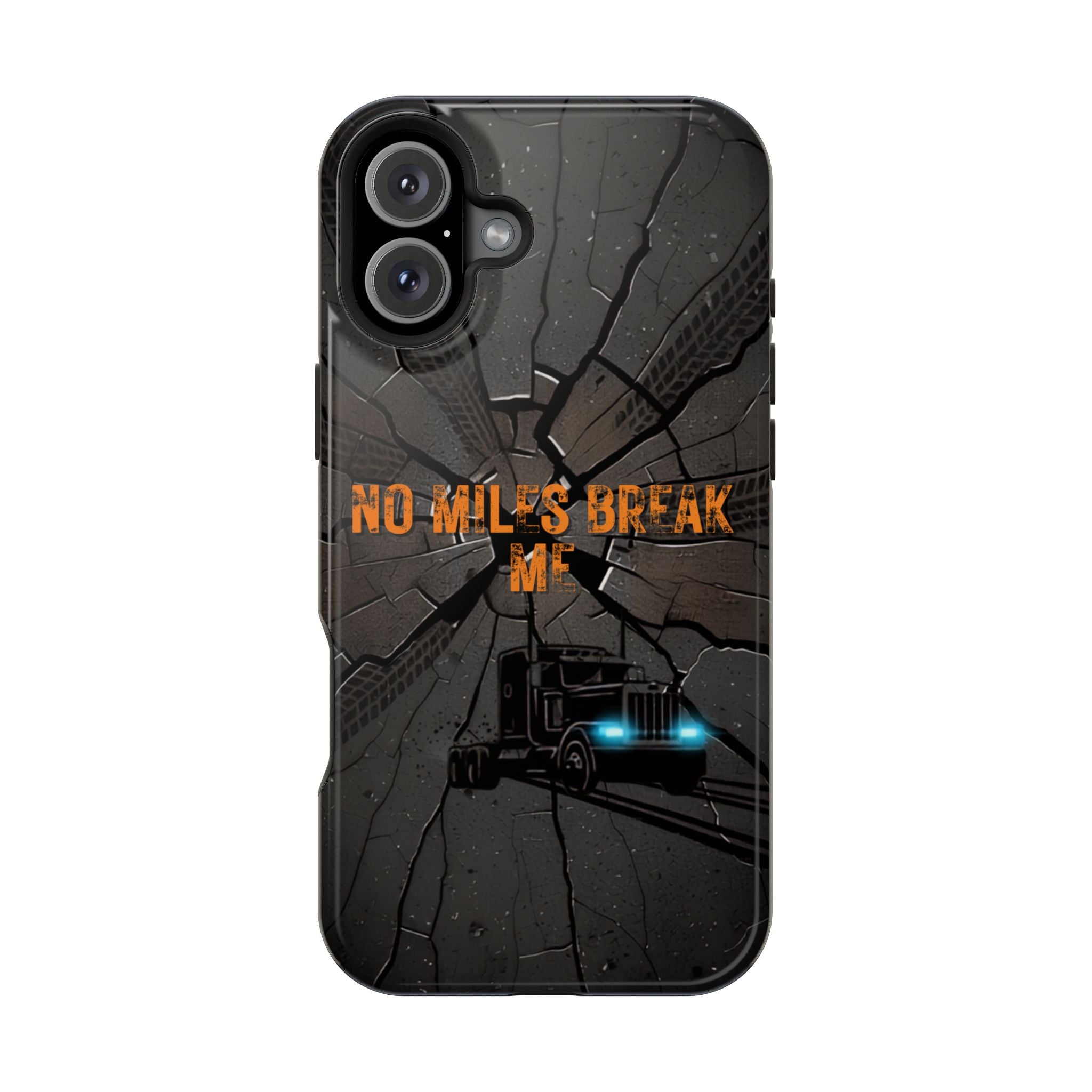 Phone Case — Fiery Semi Truck Magnetic Impact-Resistant Case