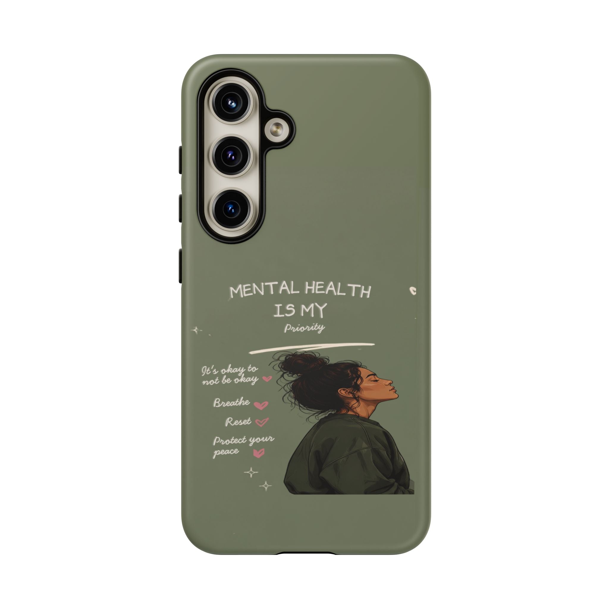 Mental Health Is My Priority Phone Case — Inspirational Protective iPhone Cover