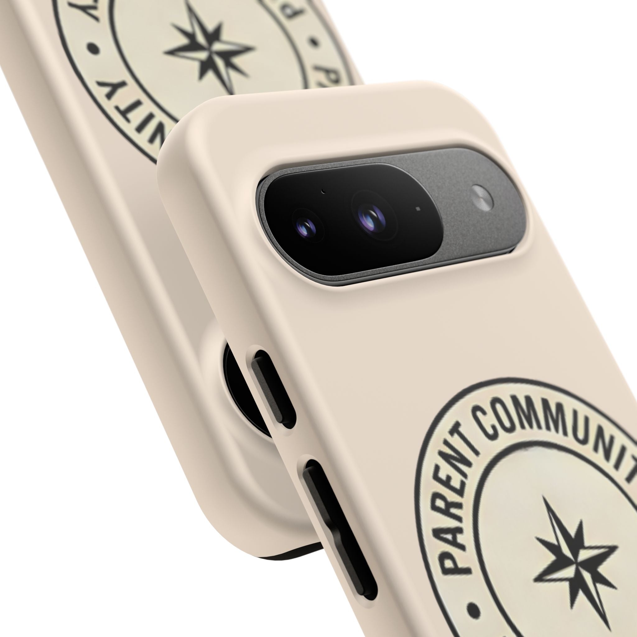 Parent Community Tough Phone Case — Durable Compass Logo Protective Cover