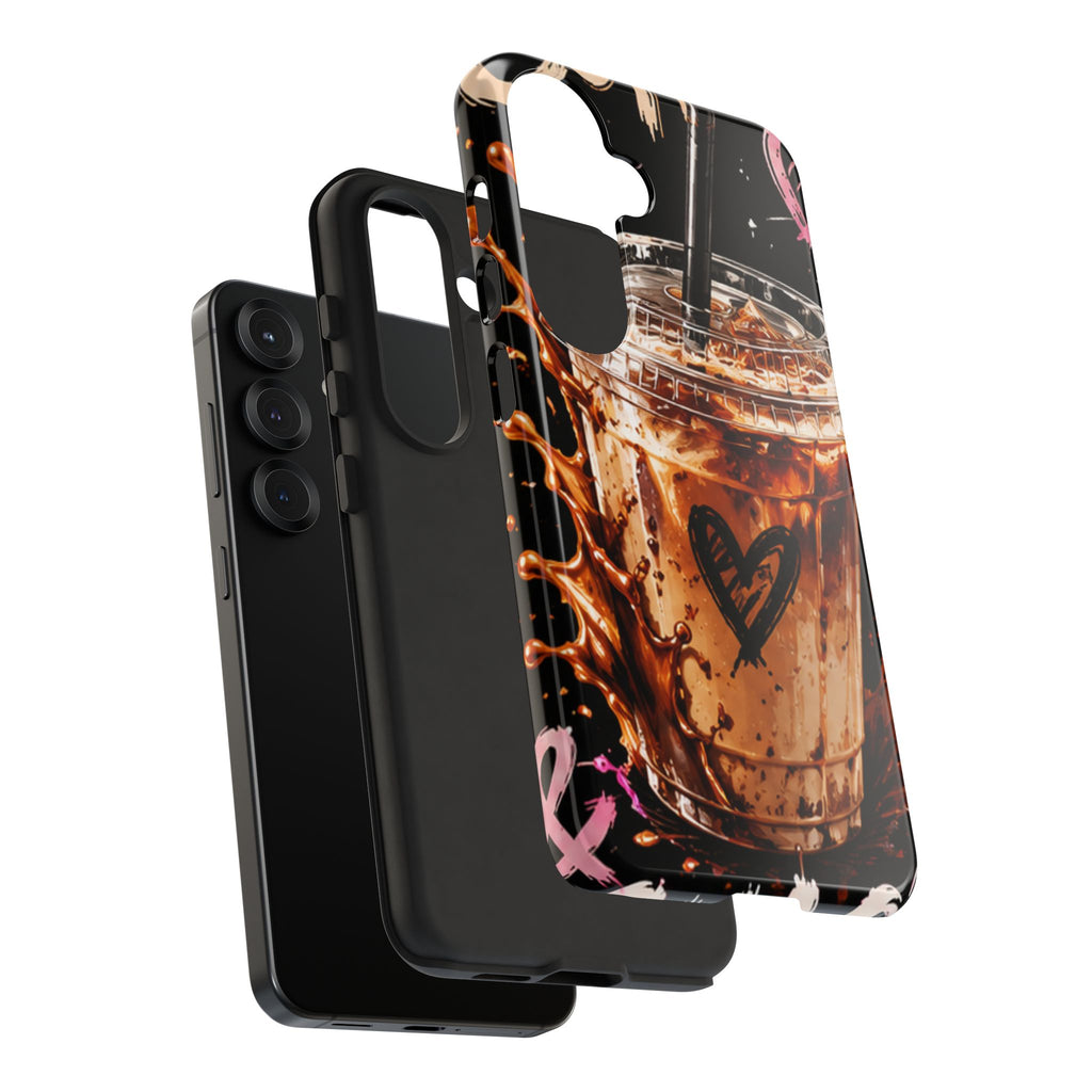 Iced Coffee Phone Case – 'Iced Coffee latte: Stylish Protective Case