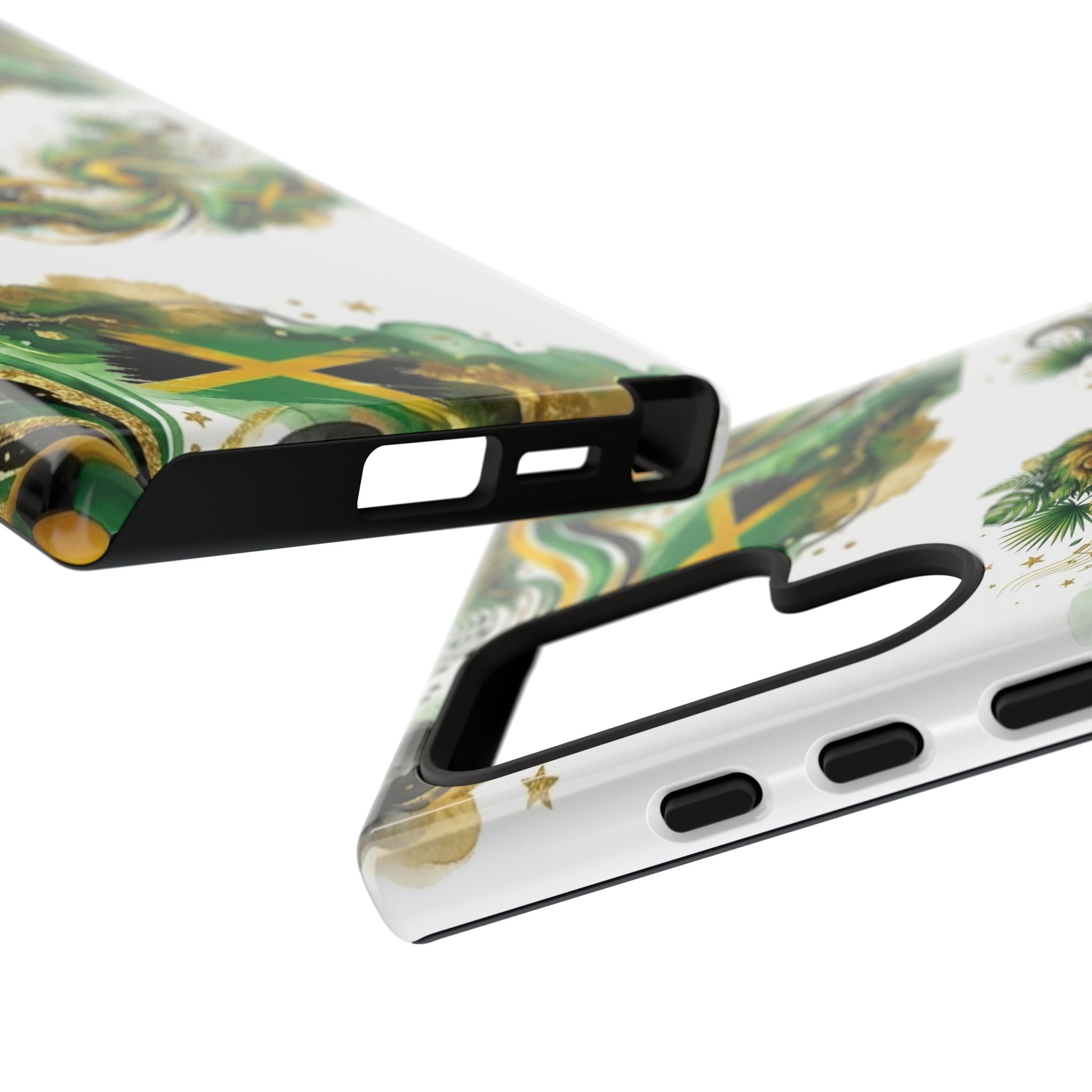 Jamaica Lion Phone Case — Jamaican Flag Rasta Protective Tough Case
