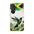 Hummingbird Jamaica Tough Phone Case – Tropical Floral Protective Cover
