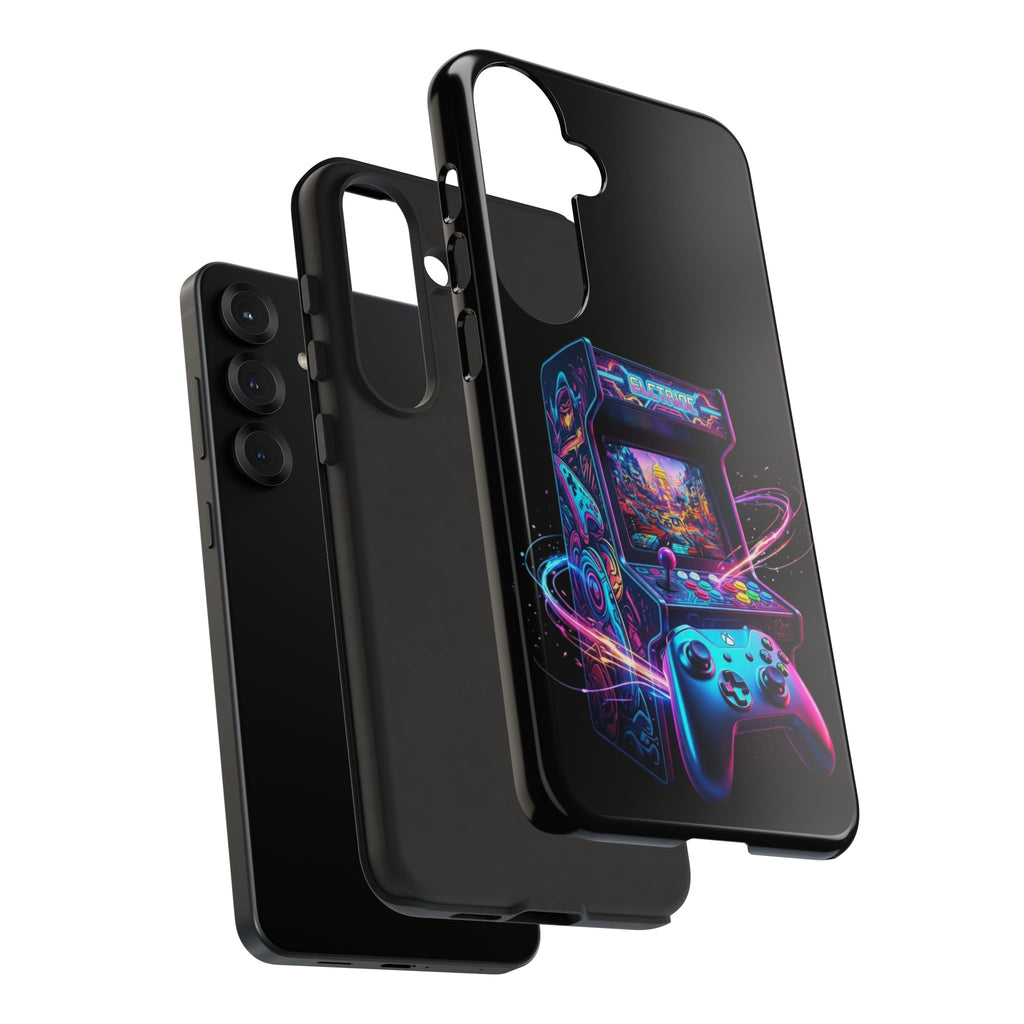 Retro Arcade Phone Case — Neon Gaming Controller Design