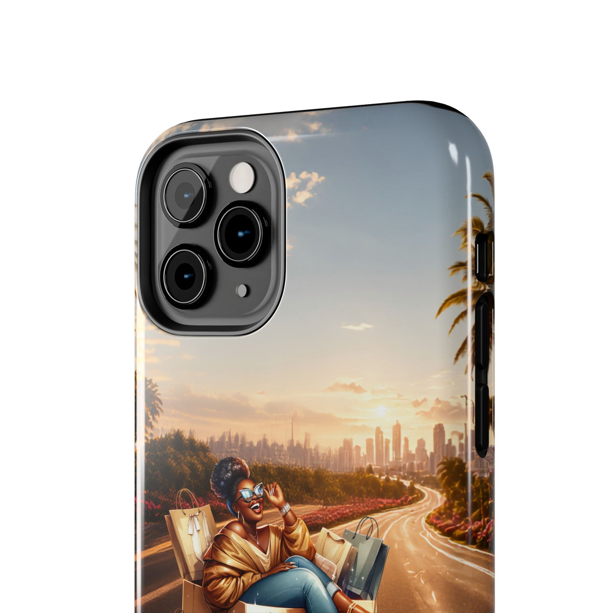 Sunset Roadtrip Tough Phone Case — Relaxed Traveler Design