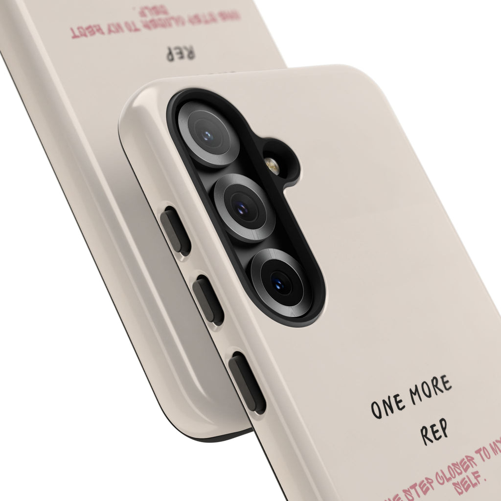 Gym Phone Case — "One More Rep" Workout Duffle & Sneakers Protective Case