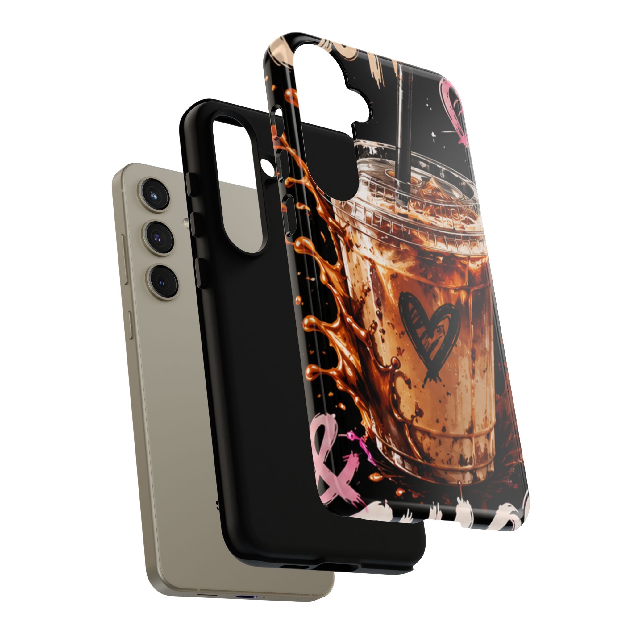 Iced Coffee Phone Case – 'Iced Coffee latte: Stylish Protective Case
