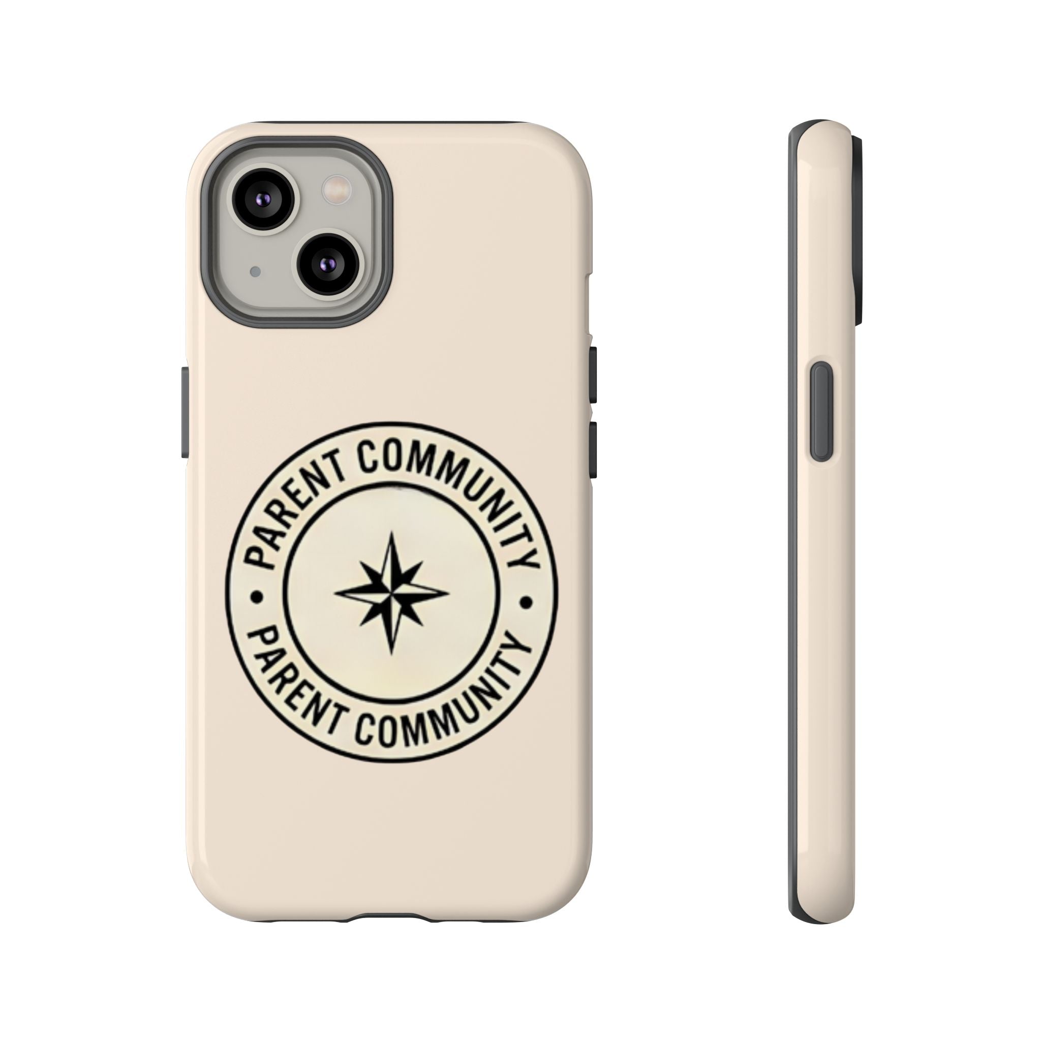 Parent Community Tough Phone Case — Durable Compass Logo Protective Cover