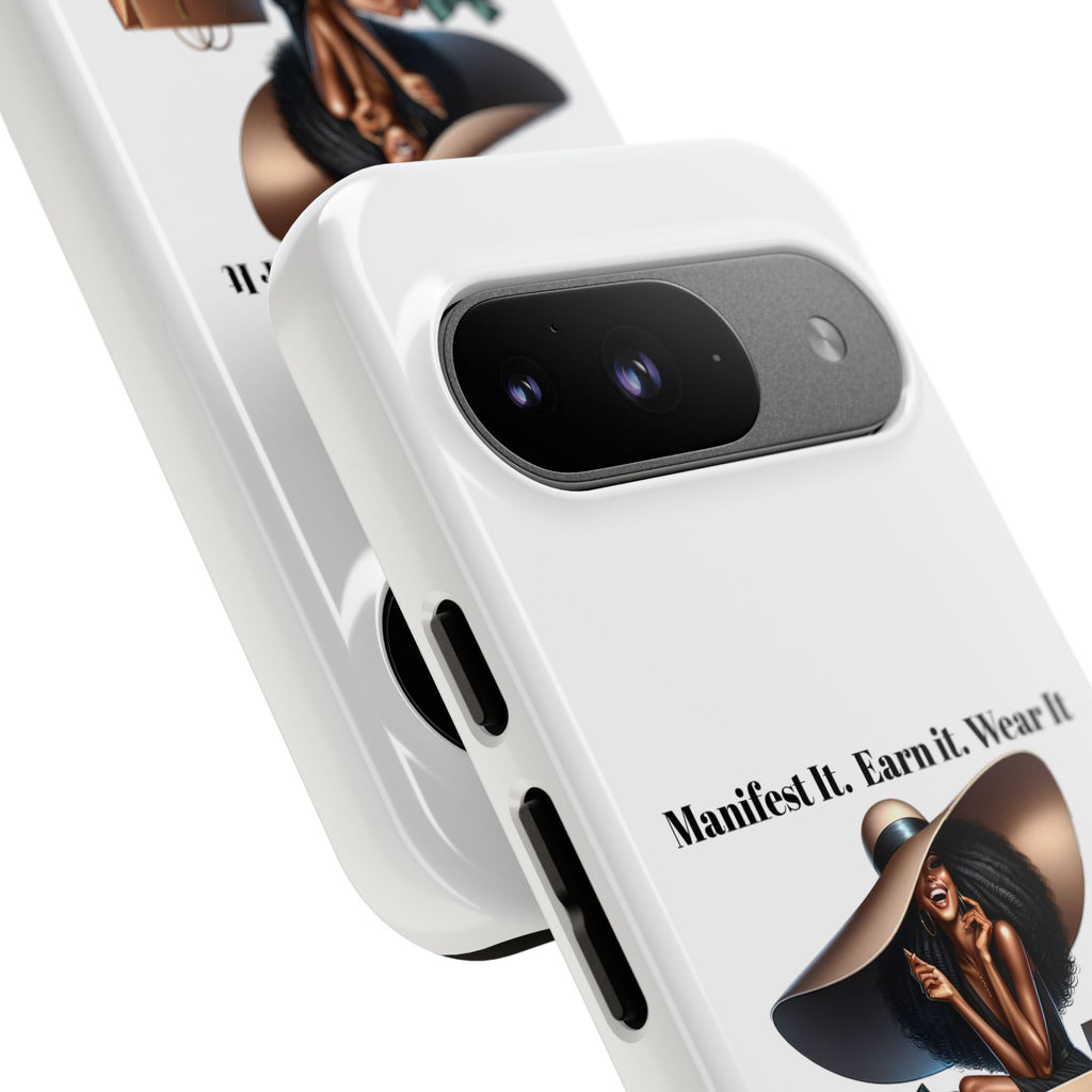 Phone Case - "Manifest It. Earn It. Wear It." Chic Shopper Design