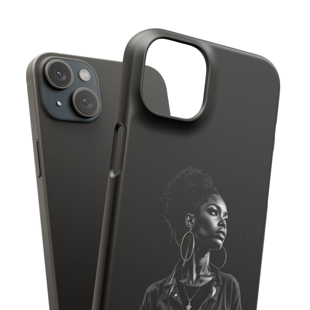 Phone Case — "Long Haul Loyalty" Black Portrait Snap Case