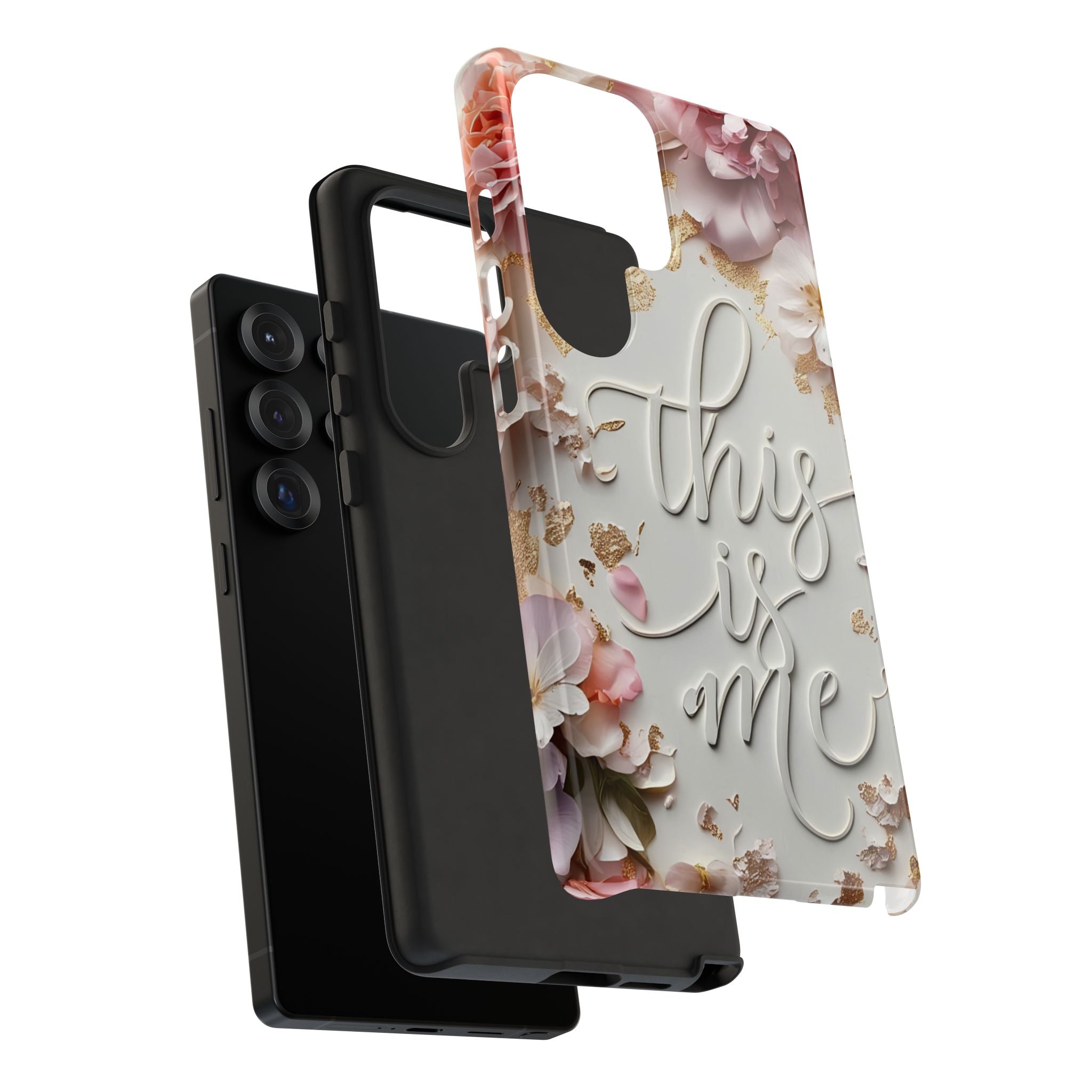 Phone Case — "This Is Me" Floral Tough Case