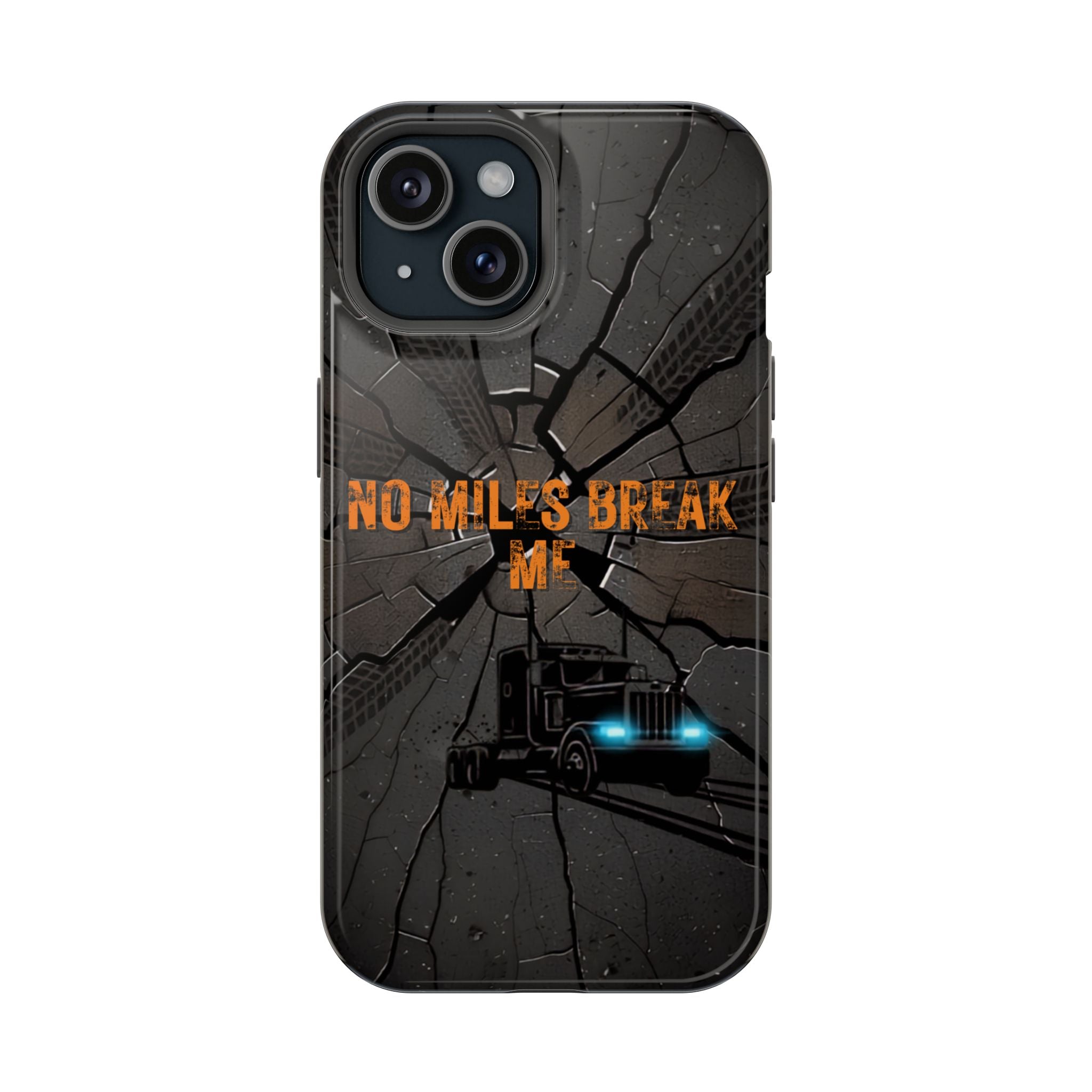 Phone Case — Fiery Semi Truck Magnetic Impact-Resistant Case