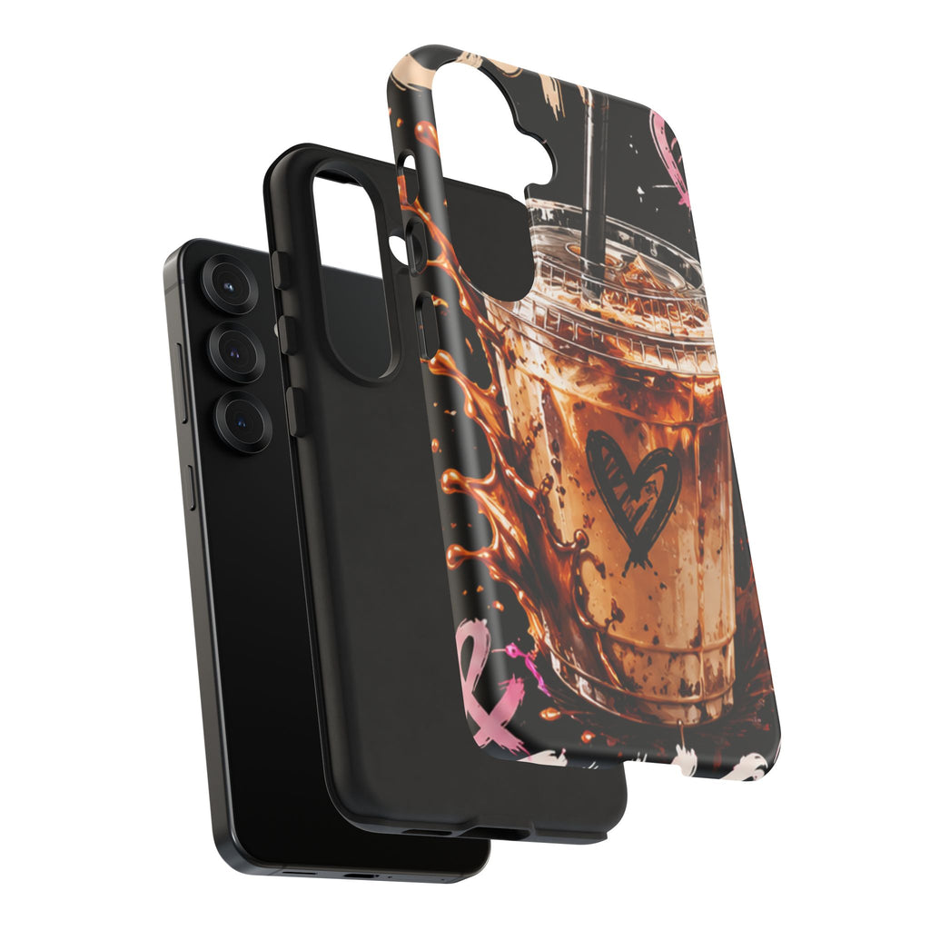 Iced Coffee Phone Case – 'Iced Coffee latte: Stylish Protective Case