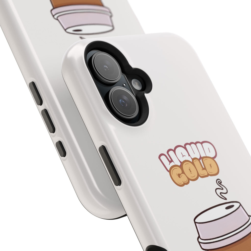 Coffee Cup Phone Case – “Liquid Gold” Cute Kawaii Espresso Impact-Resistant Case