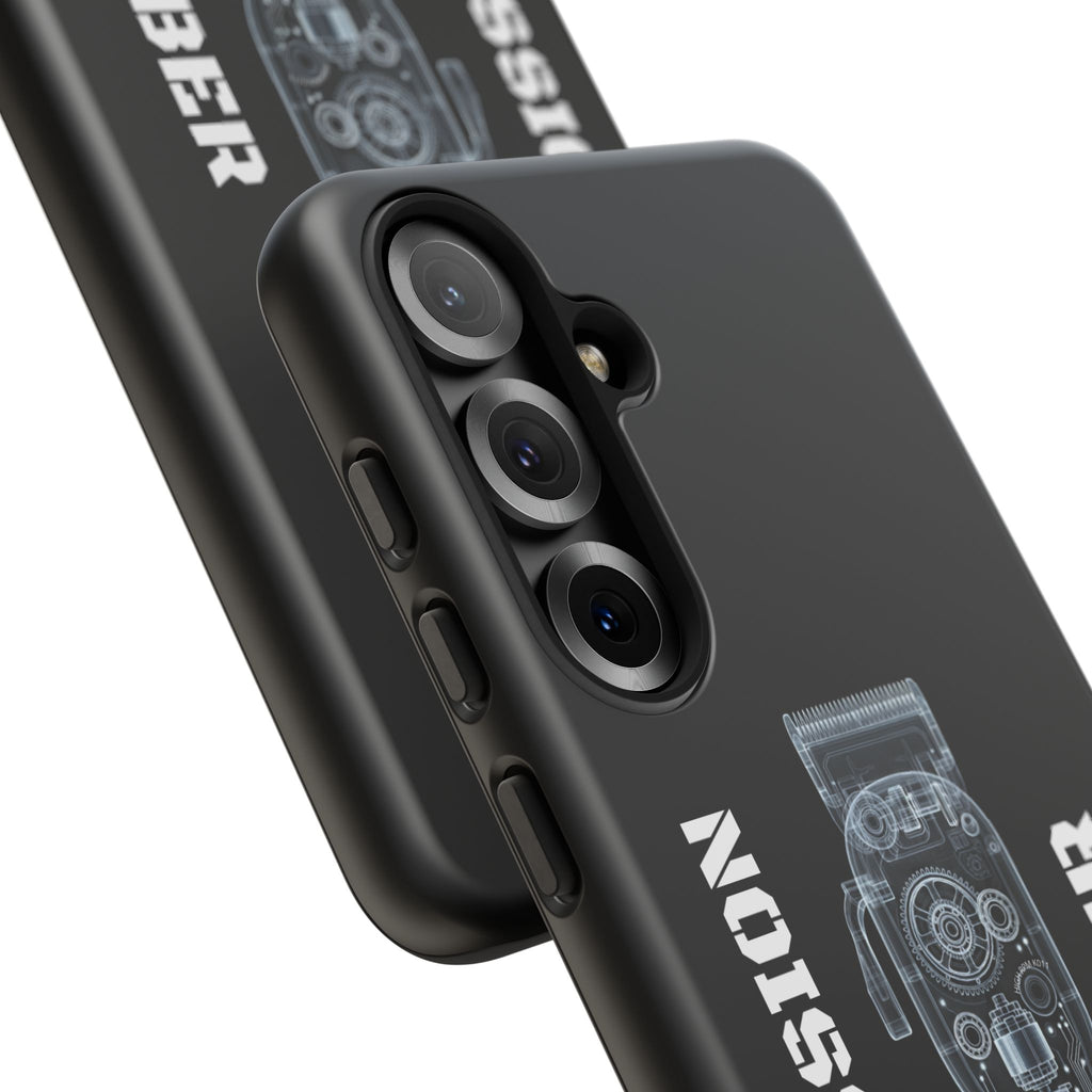 Barber Clip Cord X‑Ray Tough Phone Case – Professional Barber Gift