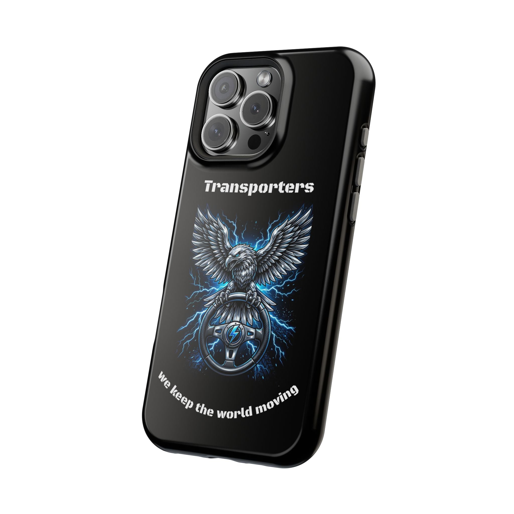 Electric Raven Magnetic Phone Case — Impact‑Resistant Protective Cover
