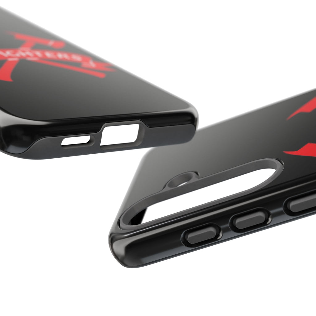 Firefighters Tough Phone Case — Red Crossed Axes Design