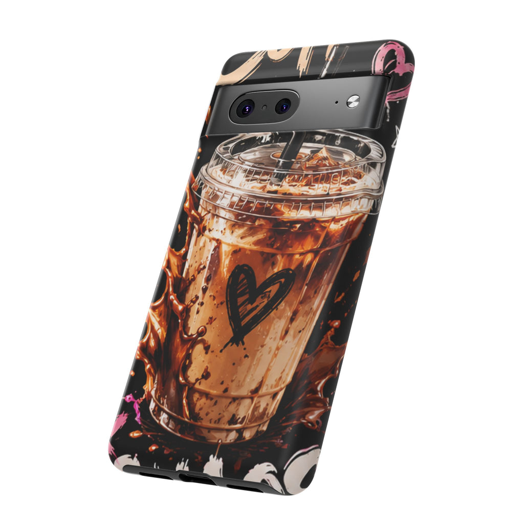 Iced Coffee Phone Case – 'Iced Coffee latte: Stylish Protective Case