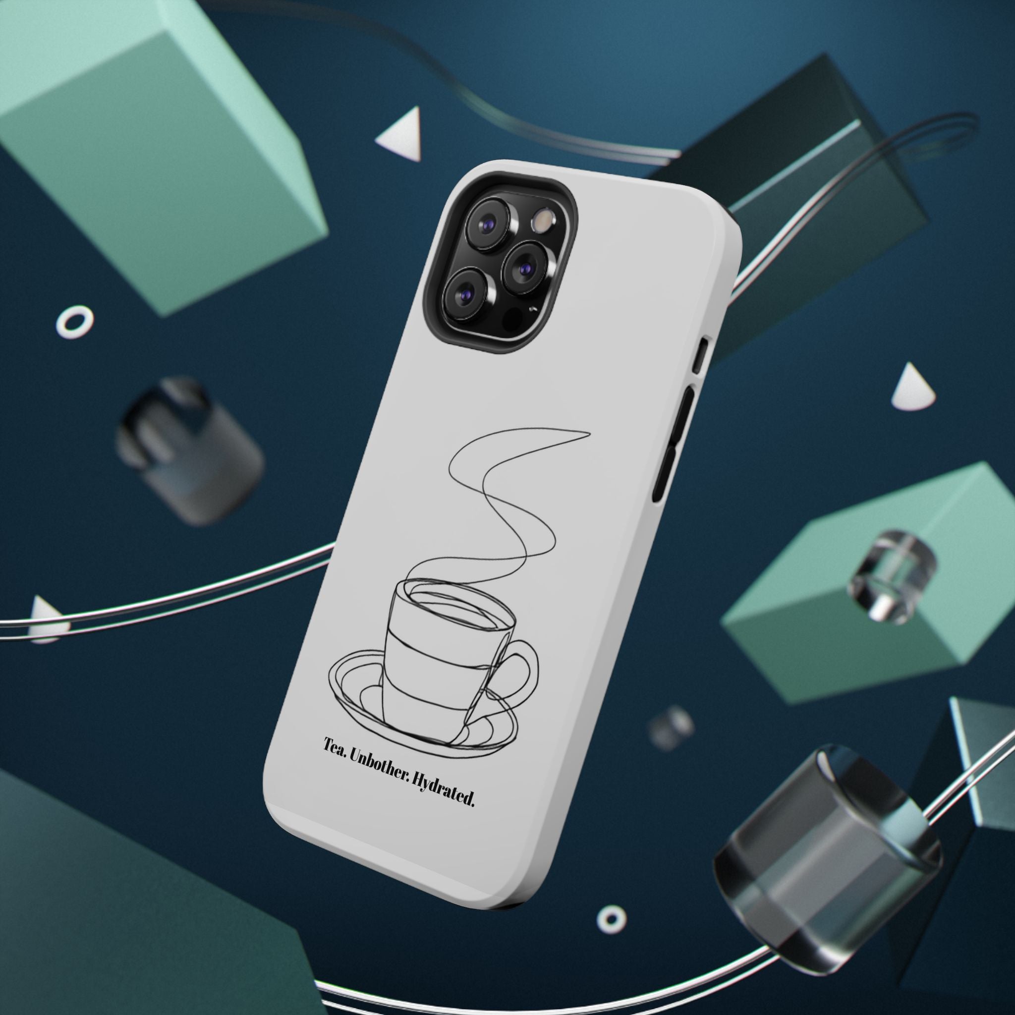 Tea Unbothered Hydrated Phone Case — Impact-Resistant