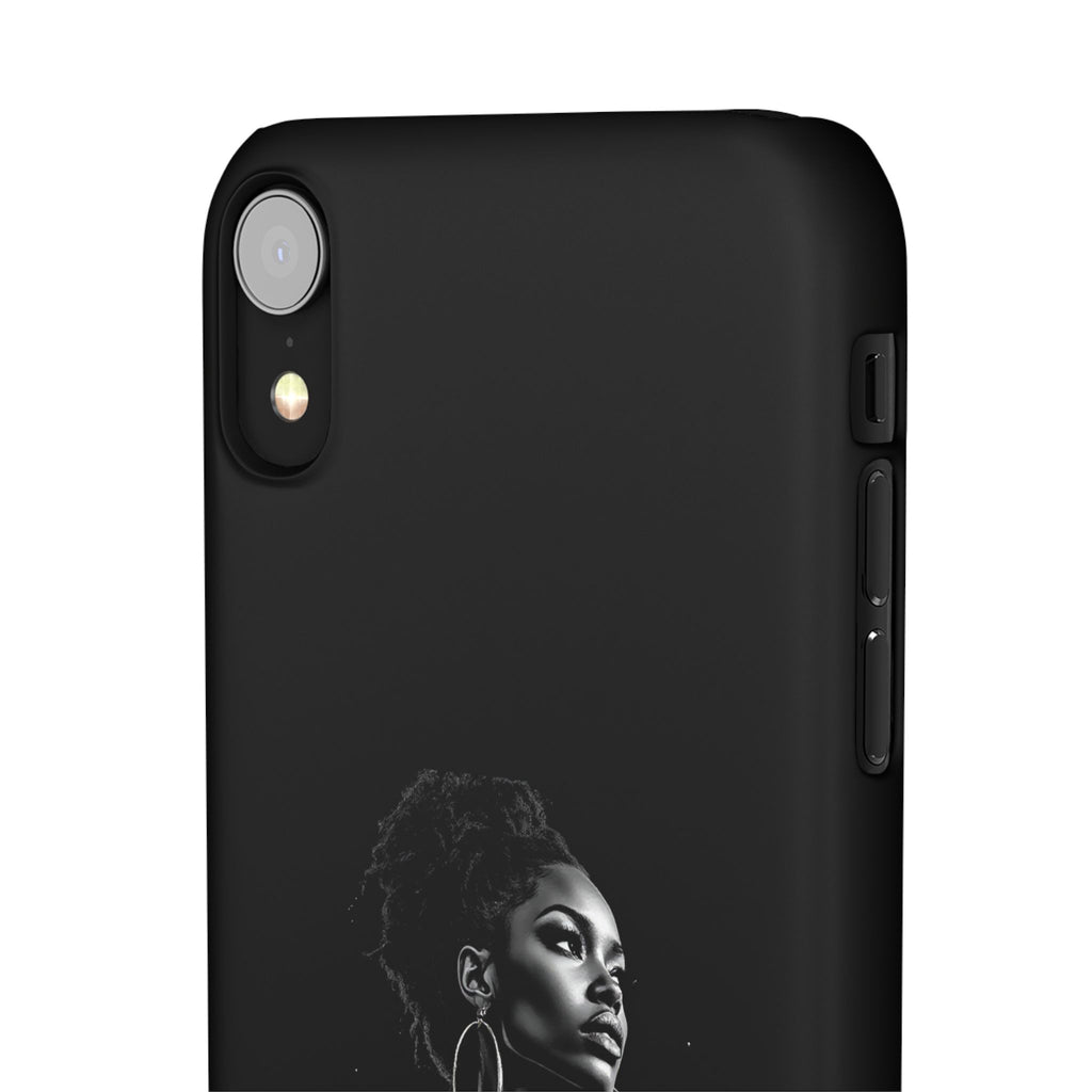 Phone Case — "Long Haul Loyalty" Black Portrait Snap Case