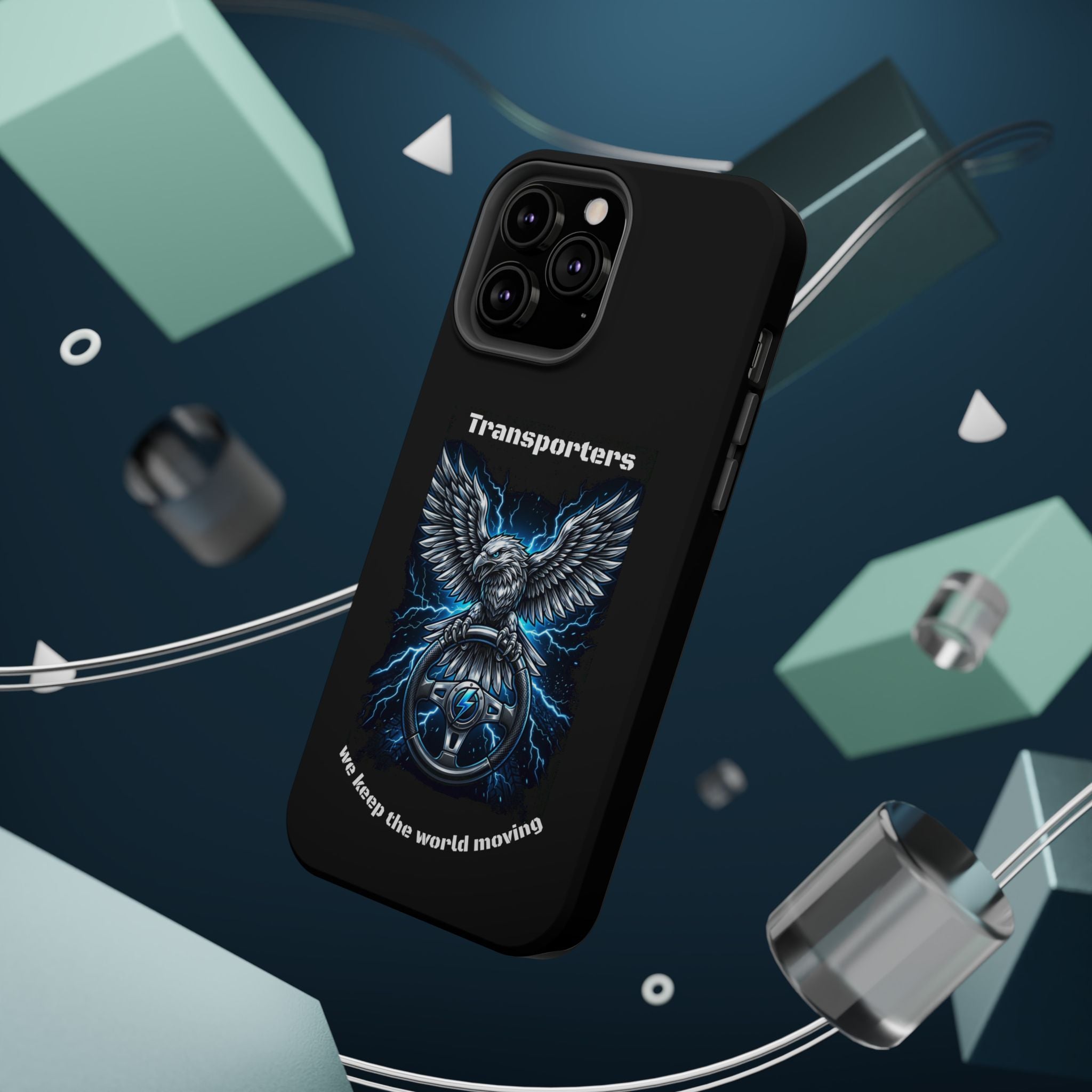 Electric Raven Magnetic Phone Case — Impact‑Resistant Protective Cover
