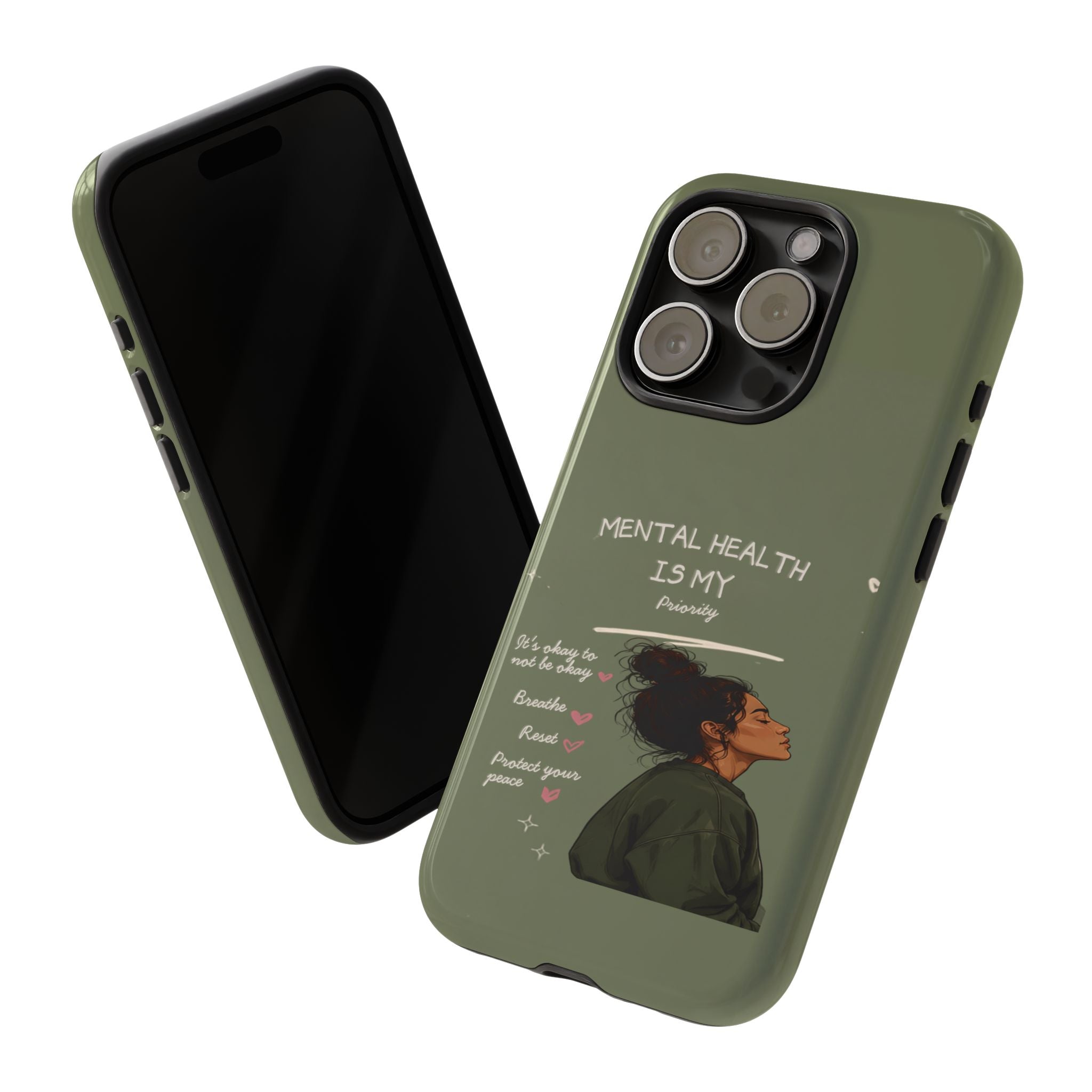 Mental Health Is My Priority Phone Case — Inspirational Protective iPhone Cover