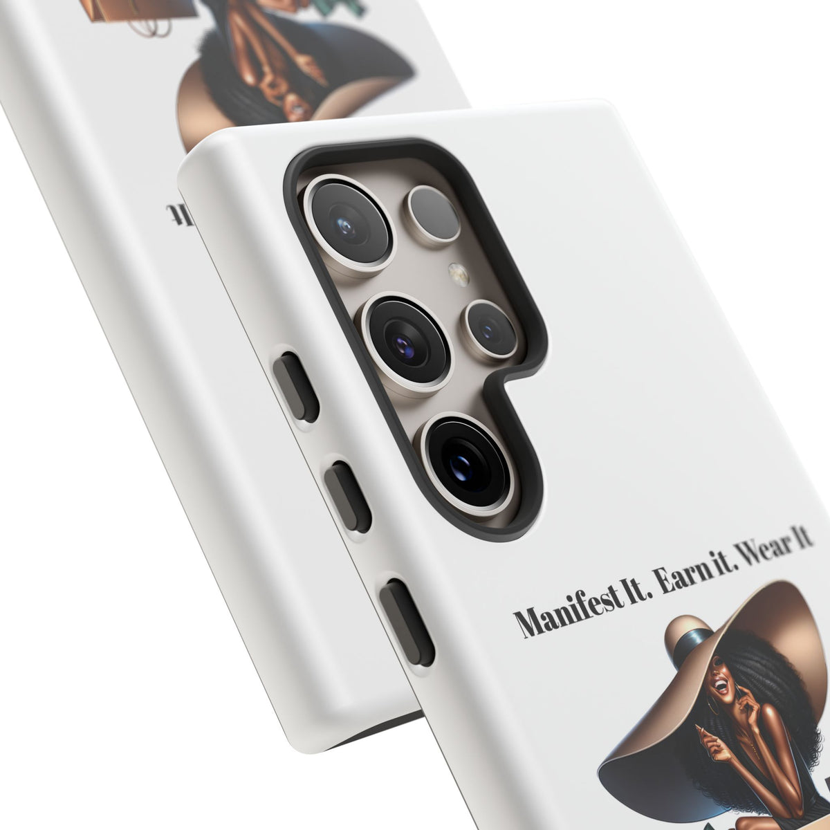 Phone Case - "Manifest It. Earn It. Wear It." Chic Shopper Design