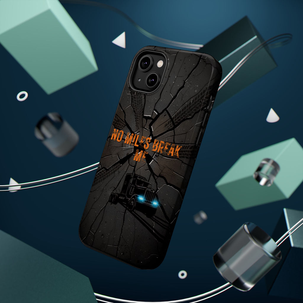 Phone Case — Fiery Semi Truck Magnetic Impact-Resistant Case