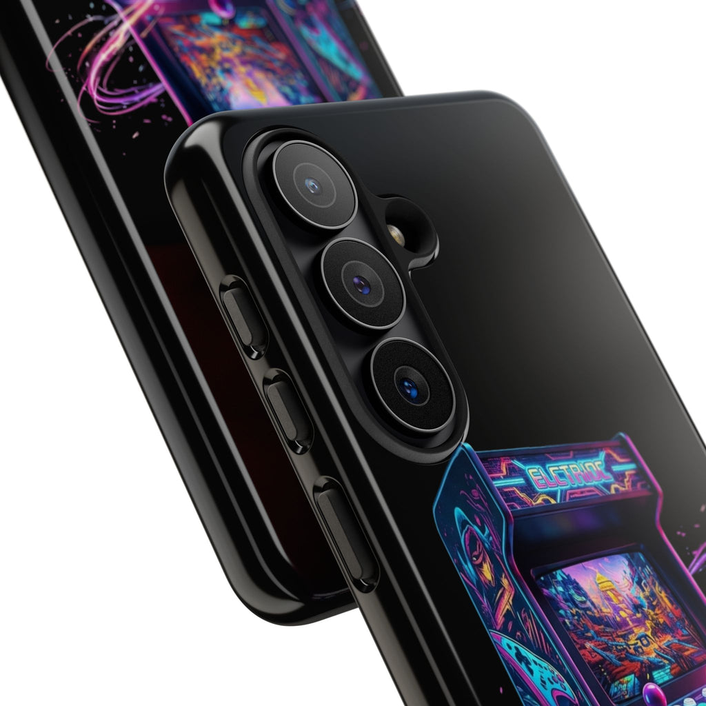 Retro Arcade Phone Case — Neon Gaming Controller Design