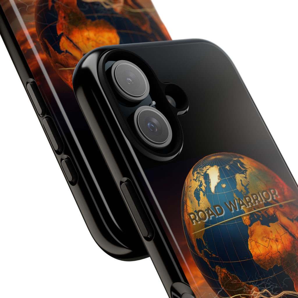 Truck Driver Phone Case — 'Global Road Warrior' Semi Truck Globe Tough Phone Cover