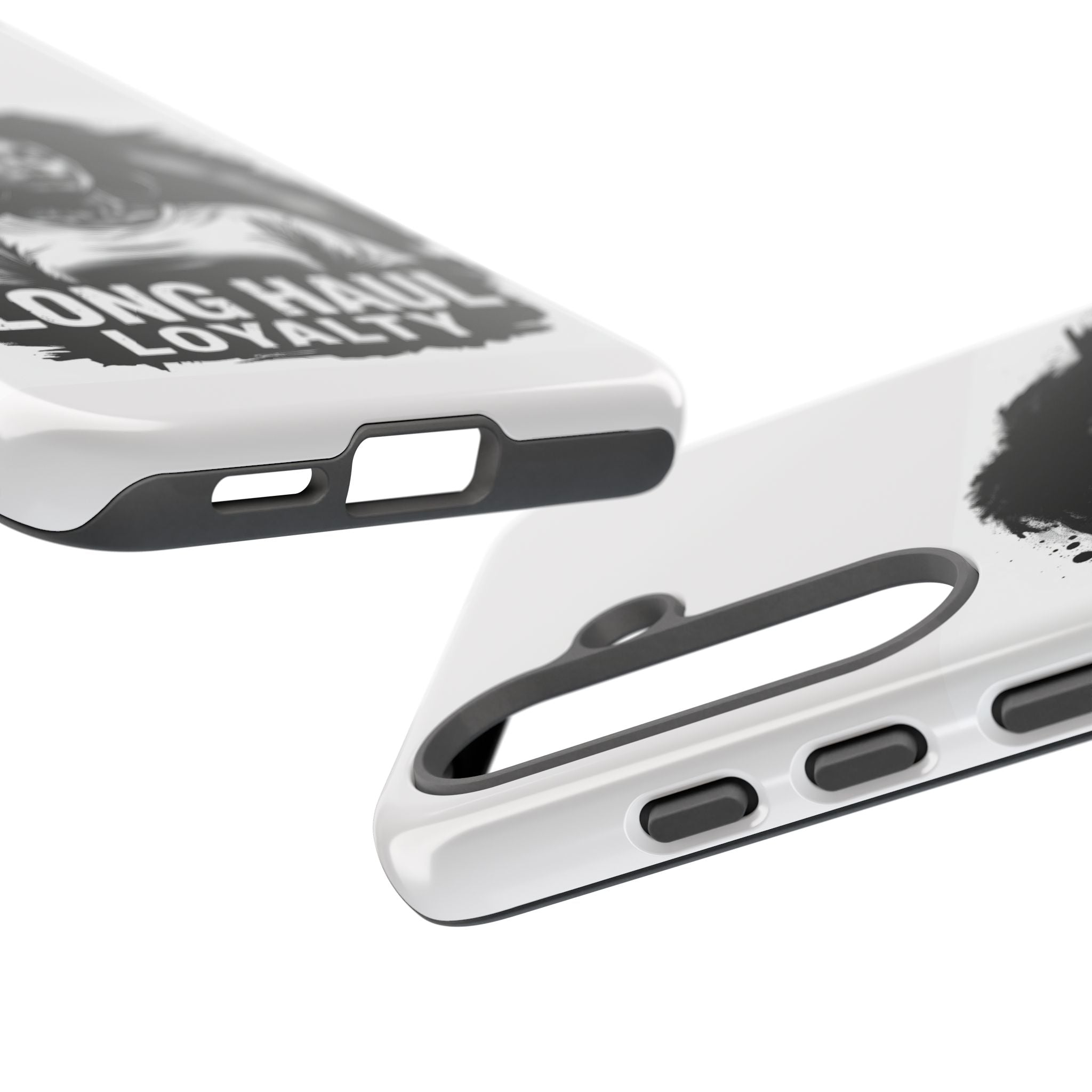 Phone Case — "Long Haul Loyalty" Black & White Portrait Protective Case