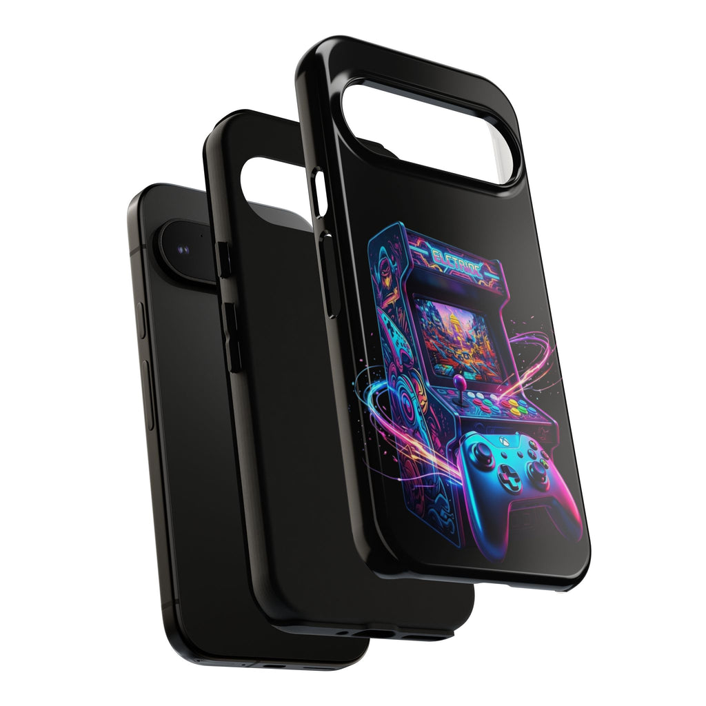 Retro Arcade Phone Case — Neon Gaming Controller Design
