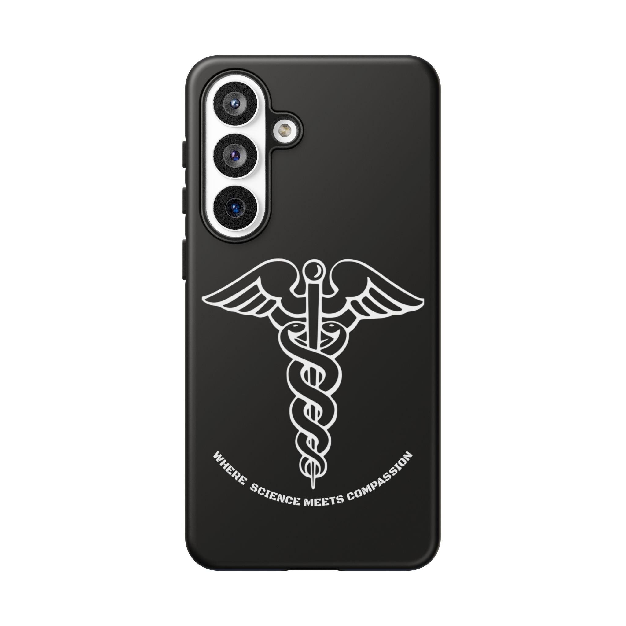 Medical Caduceus Phone Case — "Where Science Meets Compassion" Protective iPhone Cover