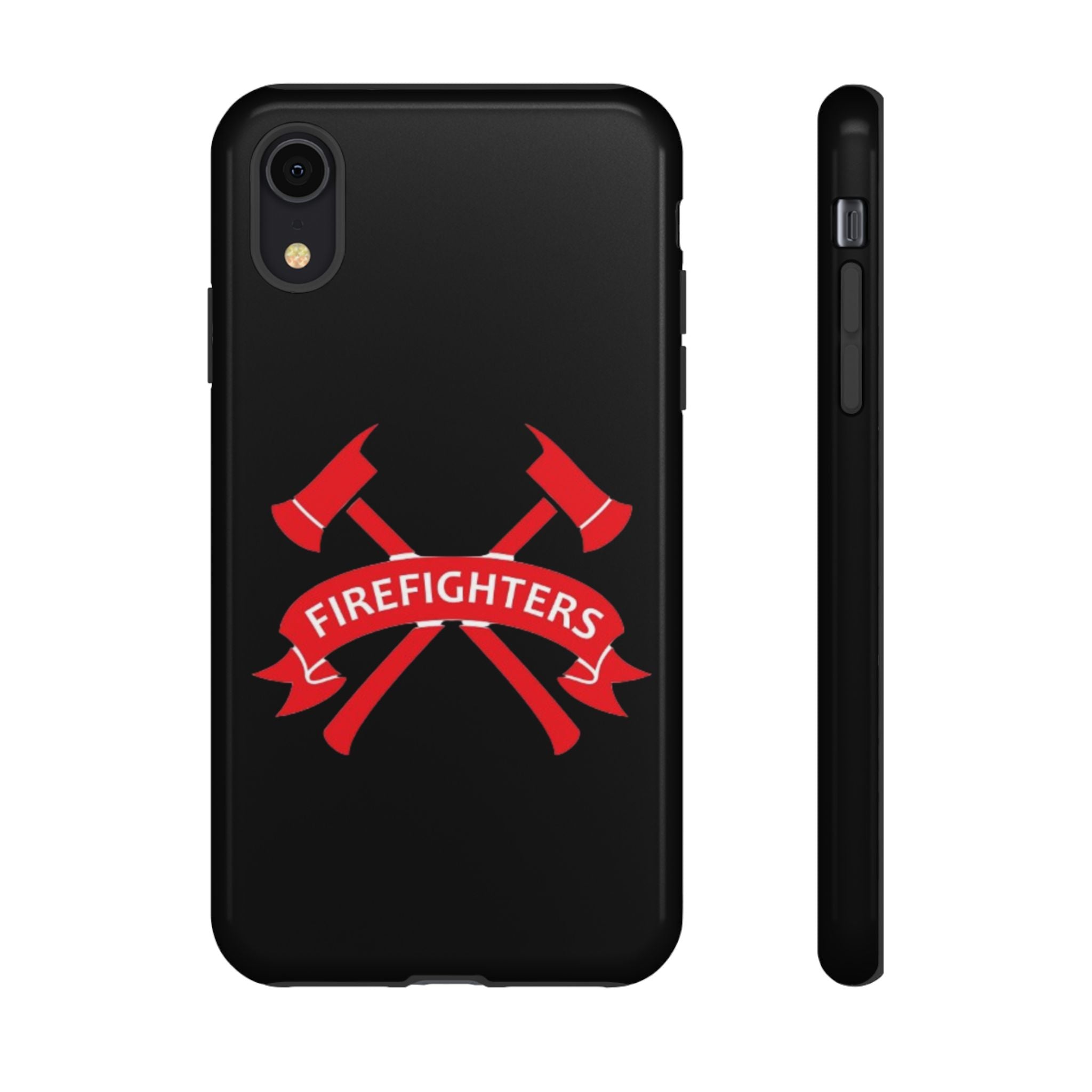 Firefighters Tough Phone Case — Red Crossed Axes Design