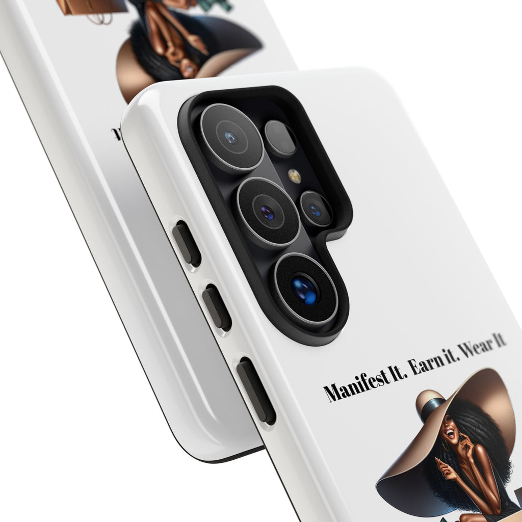 Phone Case - "Manifest It. Earn It. Wear It." Chic Shopper Design