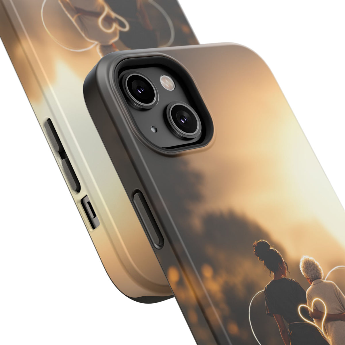 Caregiver Phone Case — Impact-Resistant Protective Case with Heart Design