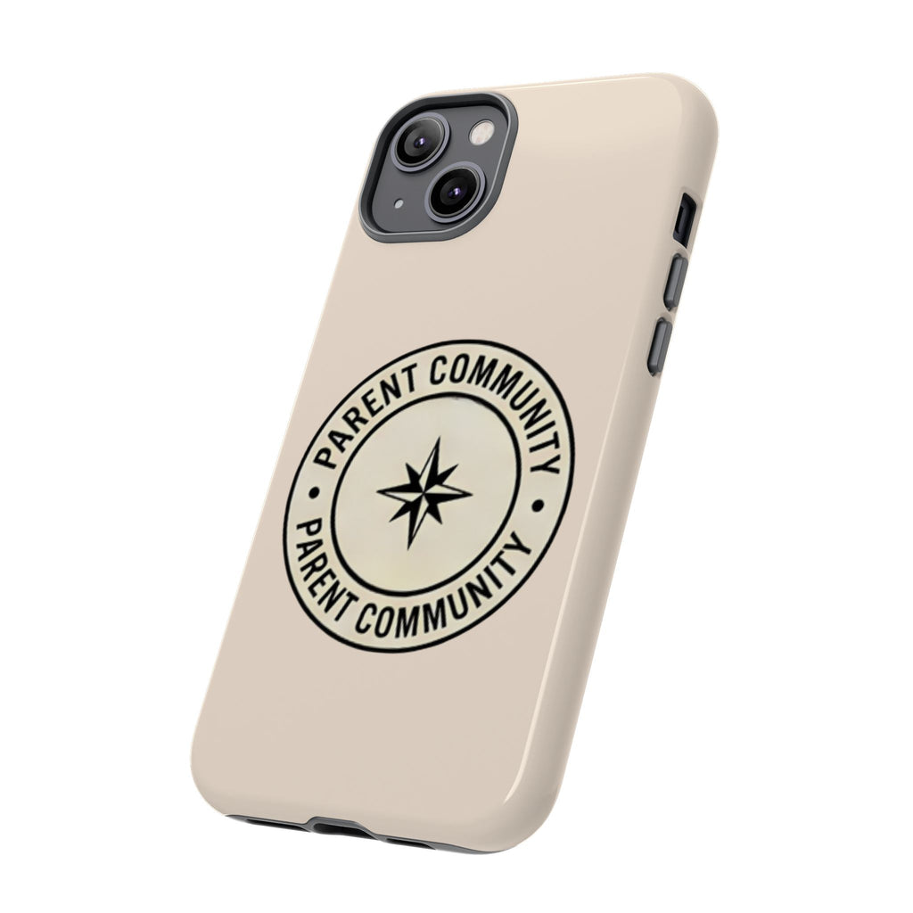 Parent Community Tough Phone Case — Durable Compass Logo Protective Cover