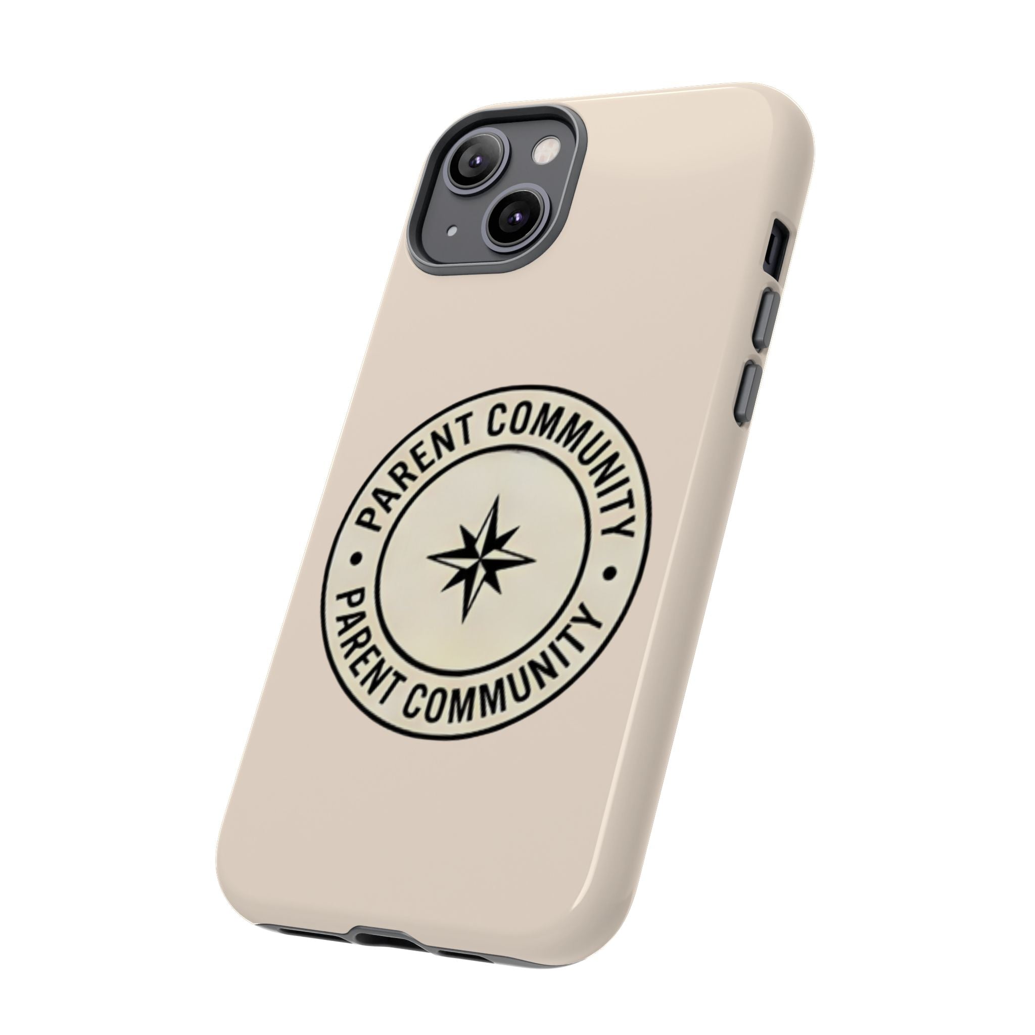 Parent Community Tough Phone Case — Durable Compass Logo Protective Cover