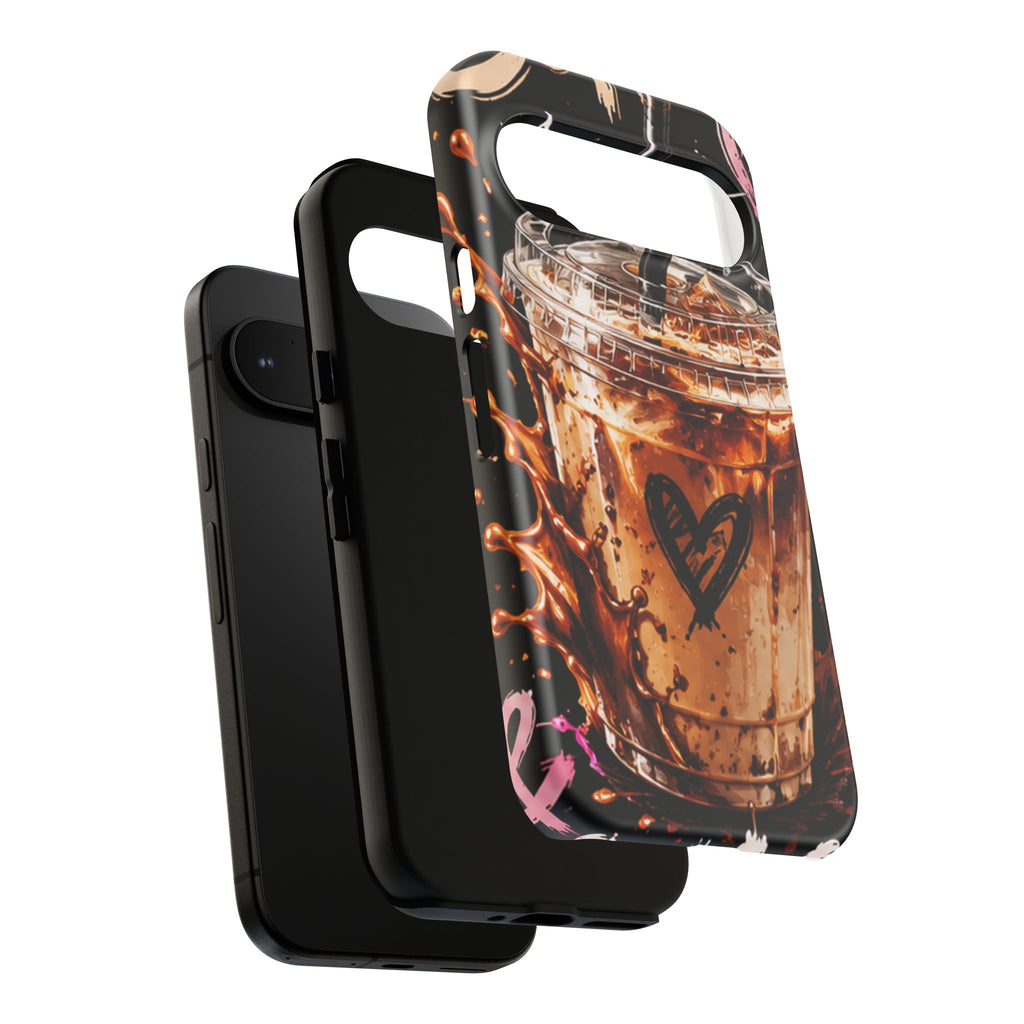Iced Coffee Phone Case – 'Iced Coffee latte: Stylish Protective Case