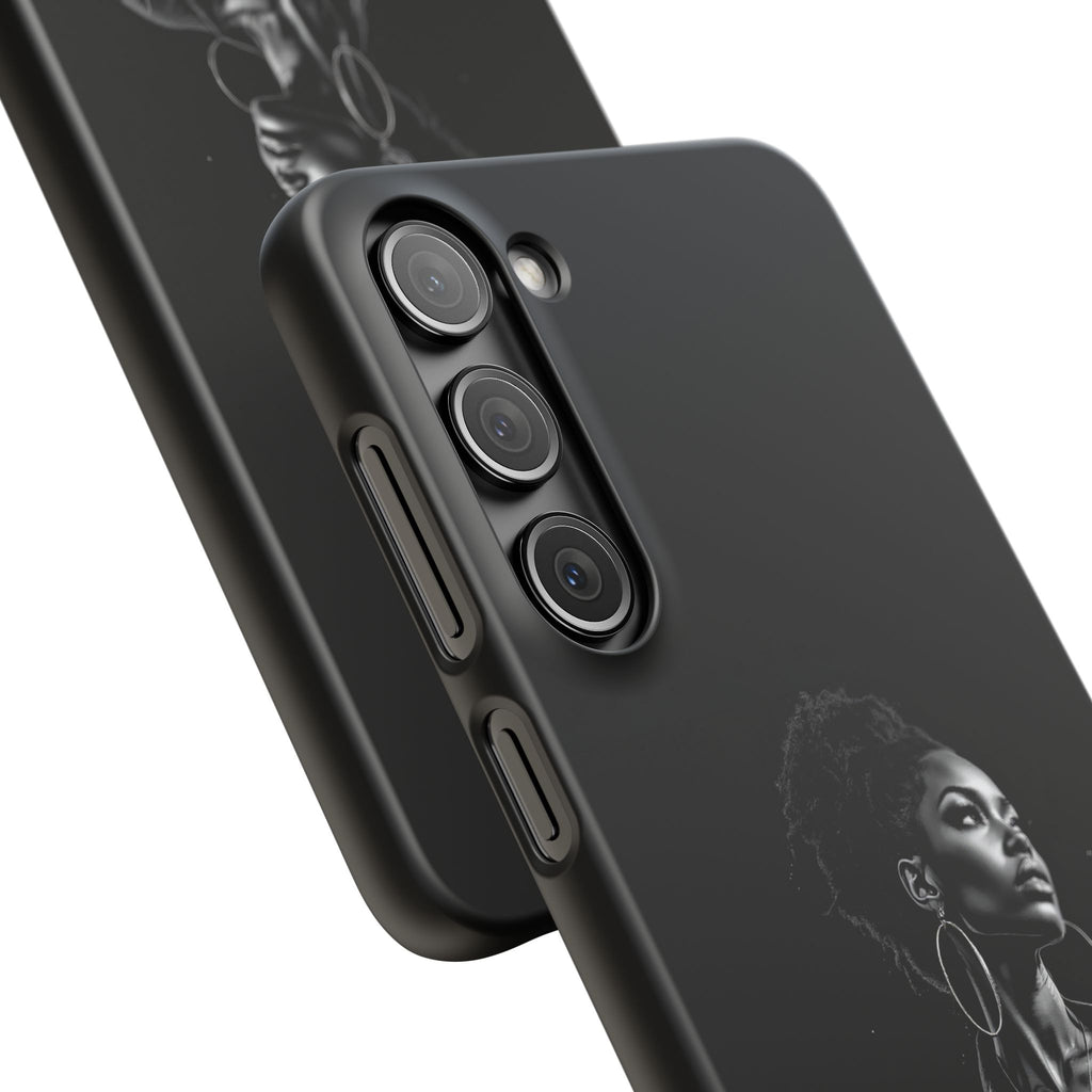 Phone Case — "Long Haul Loyalty" Black Portrait Snap Case
