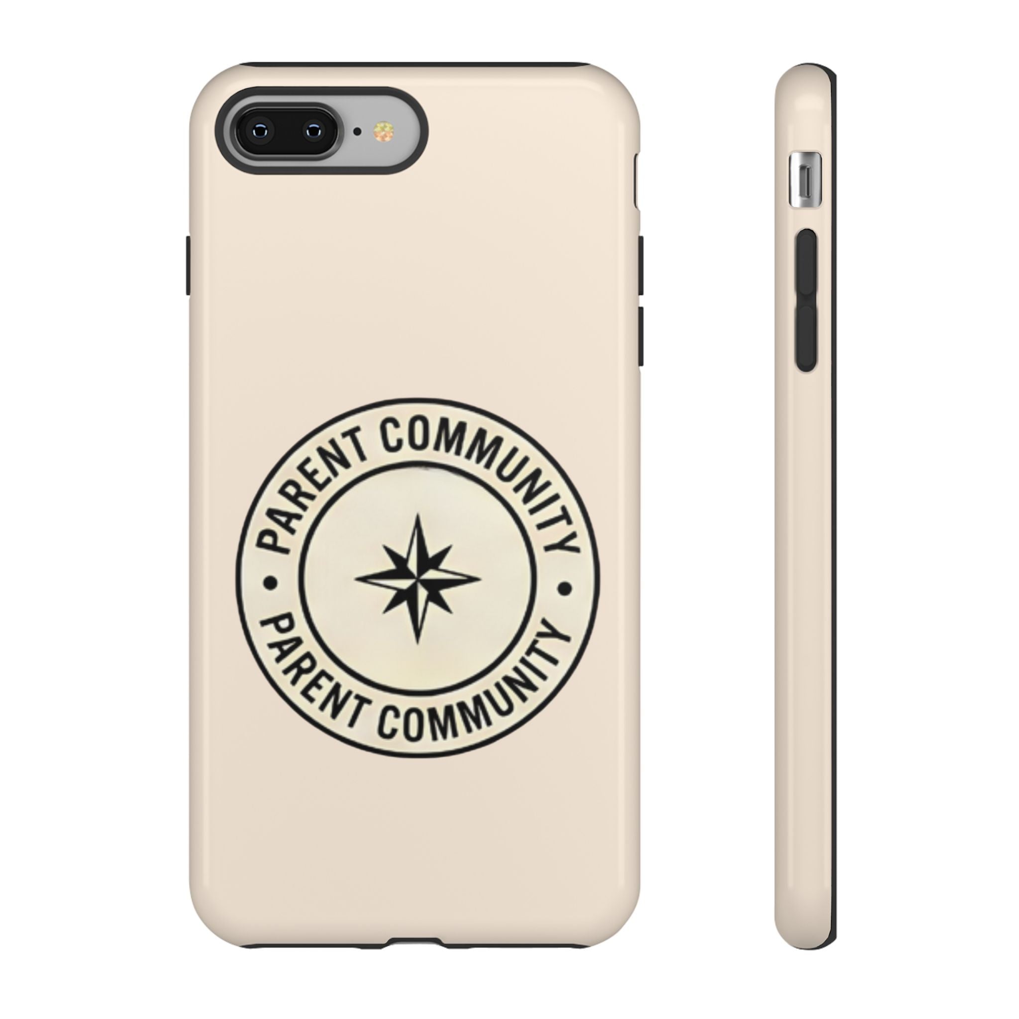 Parent Community Tough Phone Case — Durable Compass Logo Protective Cover